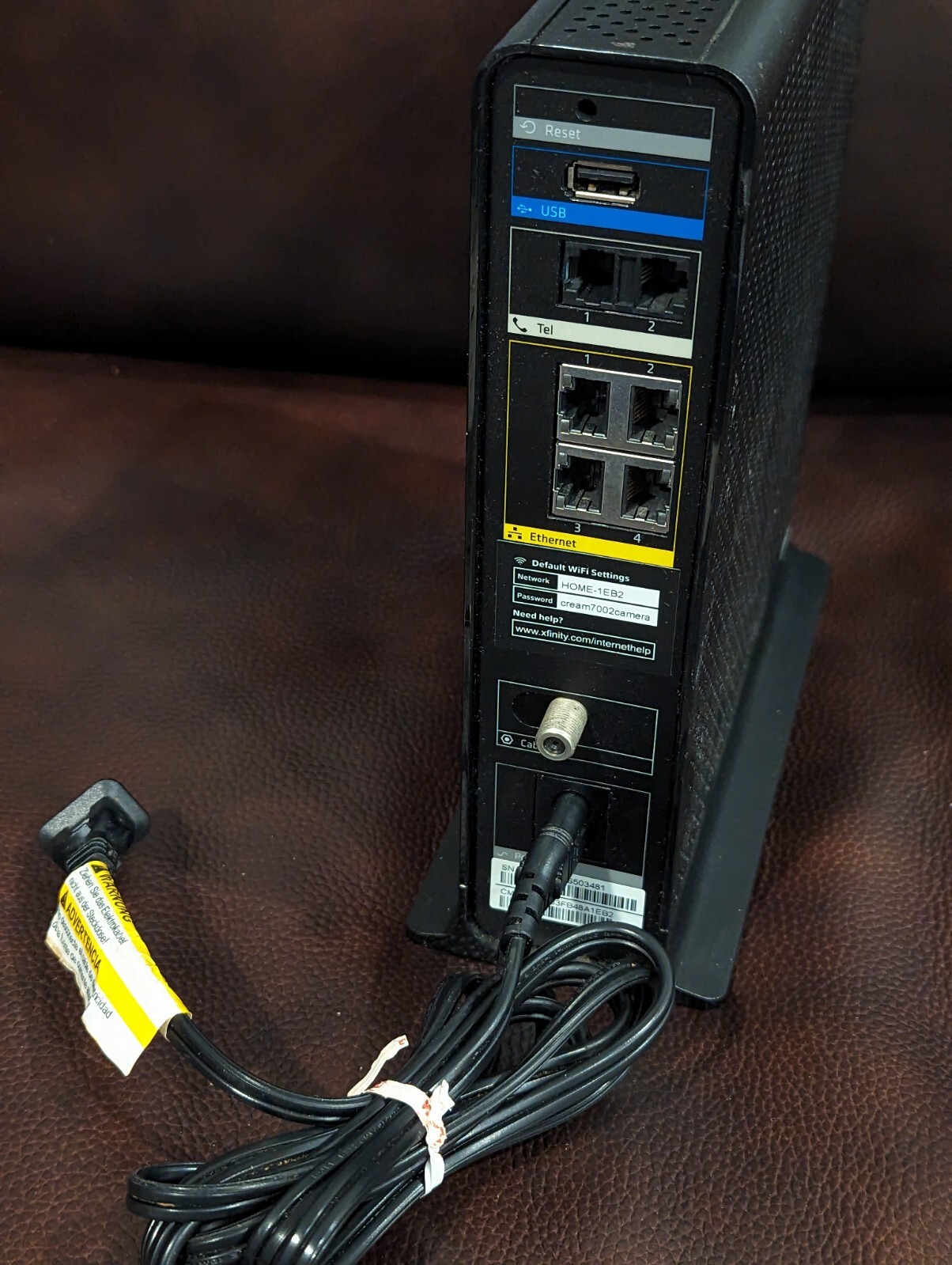 ARRIS TG862G/CT Cable WiFi Voice 802.11n Xfinity