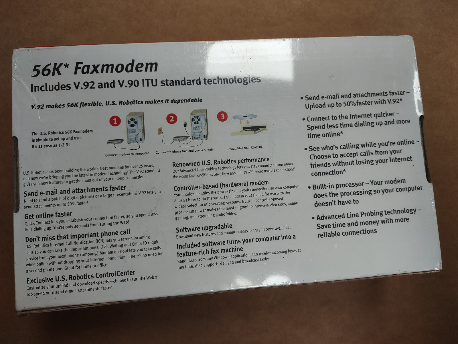 FACTORY SEALED US Robotics 56K Modem/ Fax/ USR5686E