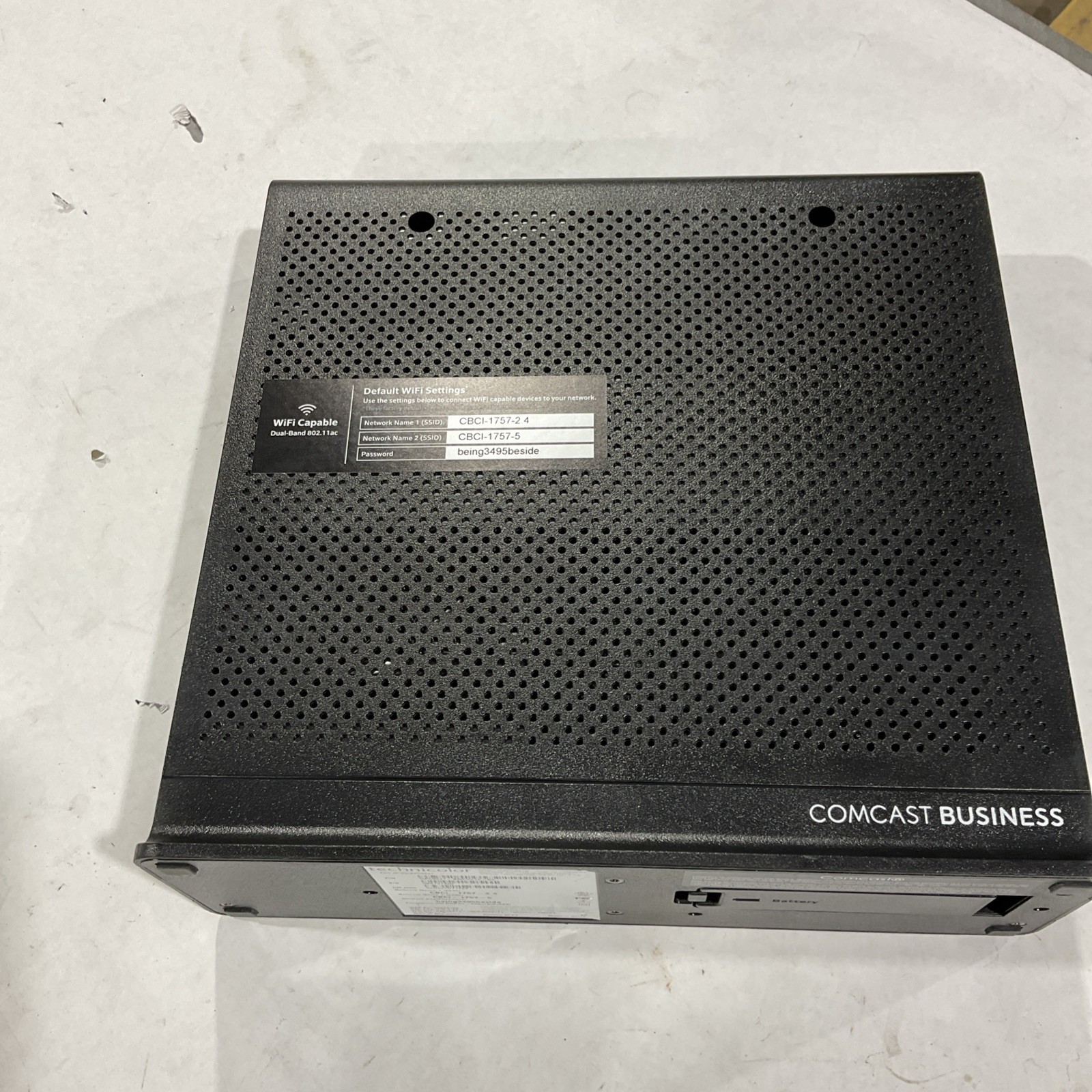 Technicolor DPC3941B Comcast Business Dual Band WiFi Cable Modem Router