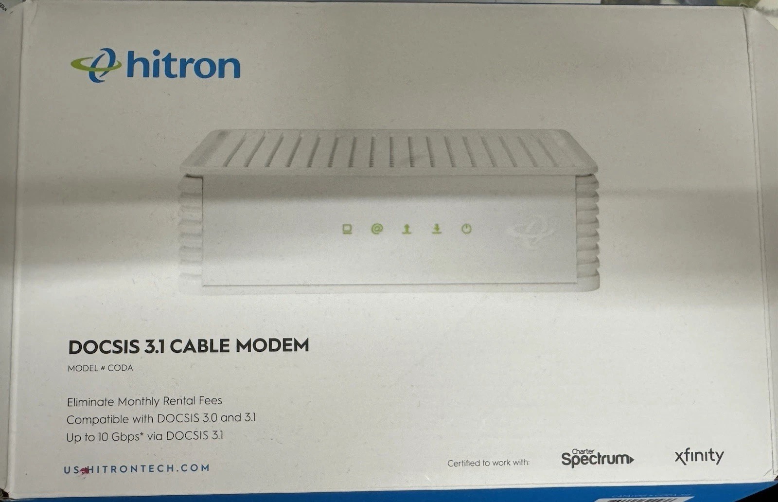 Hitron CODA DOCSIS 3.1 Cable Modem