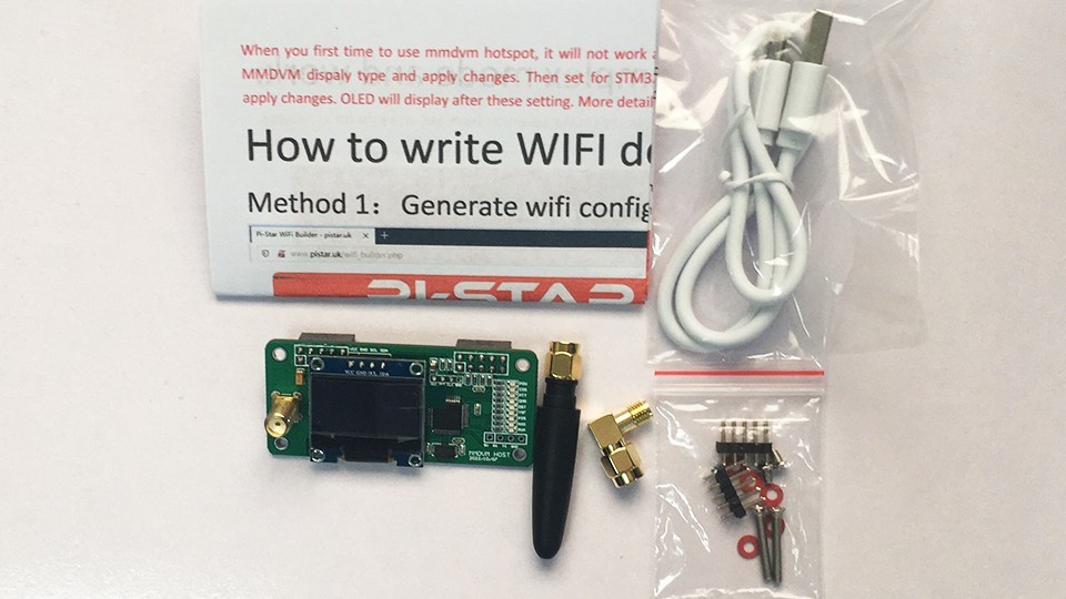 Digital Voice Modem Hotspot Board for DMR DSTAR YSF P25 NXDN Raspberry Pi OLED