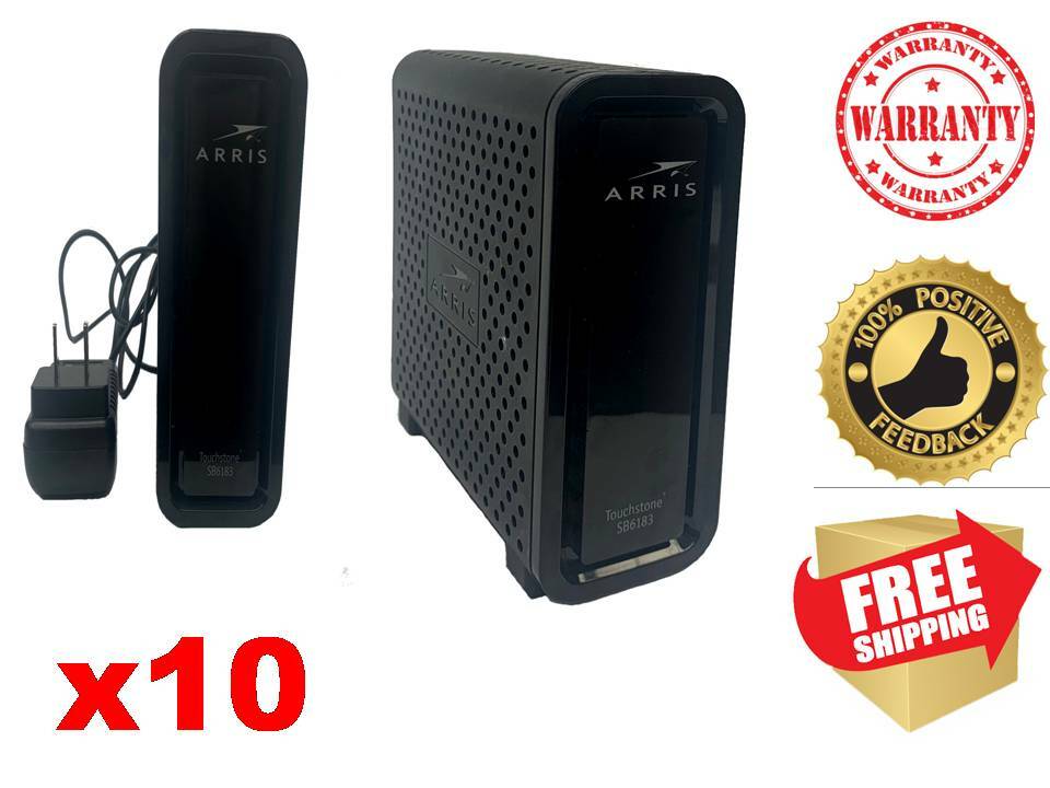 Lot x10 SB6183 Cable Modem 16X4 DOCSSIS 3.0 686Mbps * WARRANTY * FREE SHIPPING*