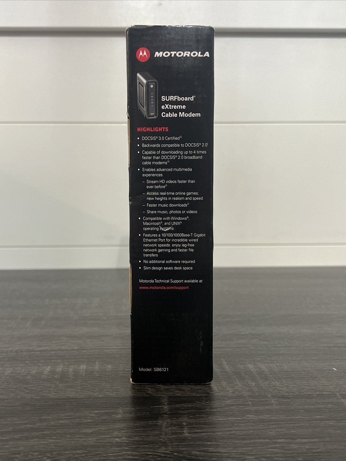 Motorola Arris Surfboard Extreme Modem, DOCSIS 3.0, 200 Series, Model SB6121