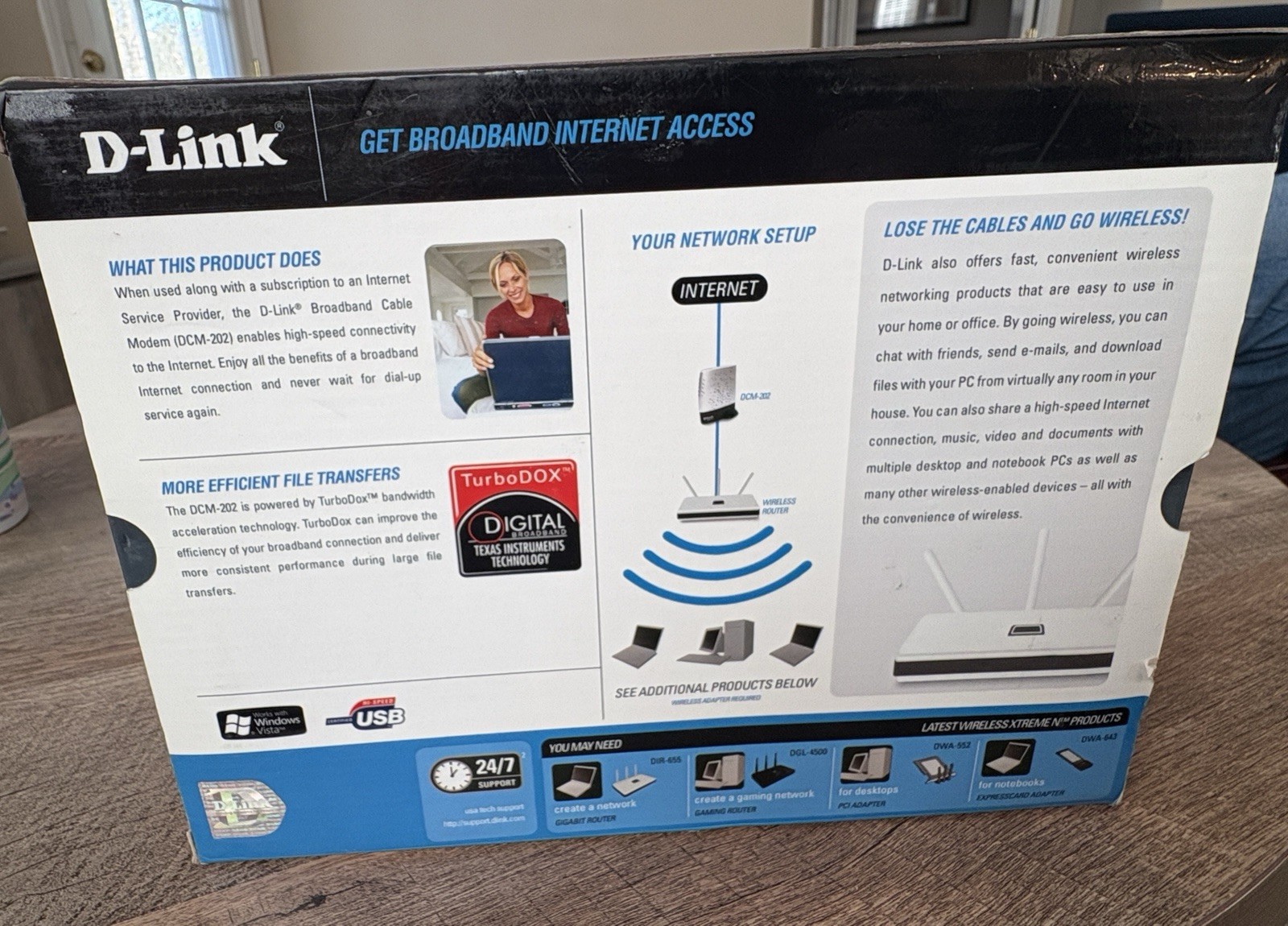 D-Link DCM-202 Broadband Cable Modem