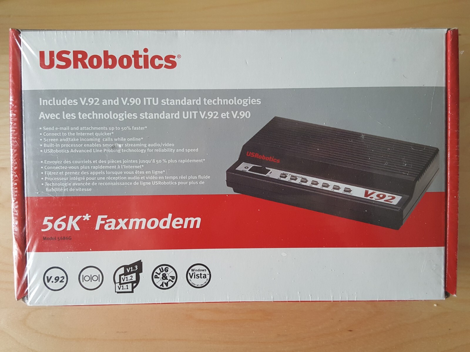 USRobotics 56K* External V.90 Faxmodem