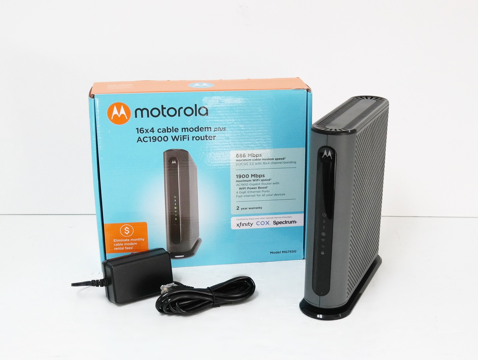 Motorola MG7550 16×4 High Speed ​​Cable Modem