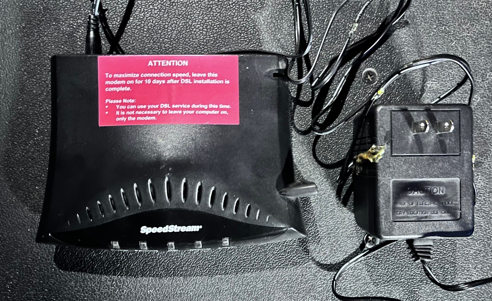 Efficient Networks Ethernet ADSL Modem with Power Supply