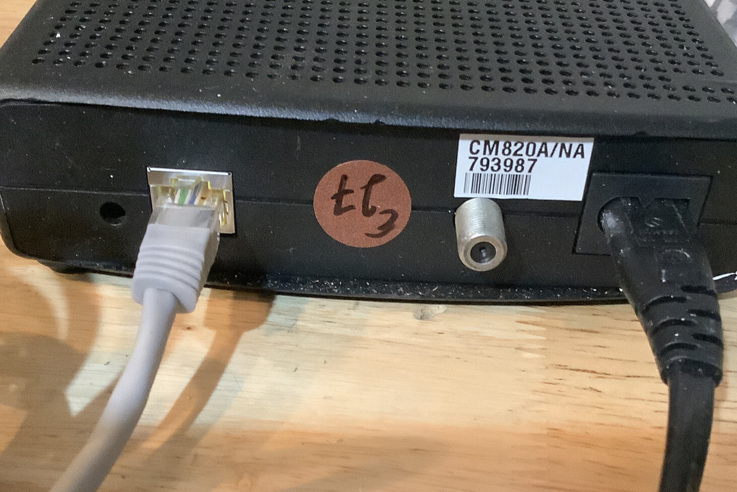 Arris Touchstone Docsis 3.0 Cable Internet Modem Model CM820A