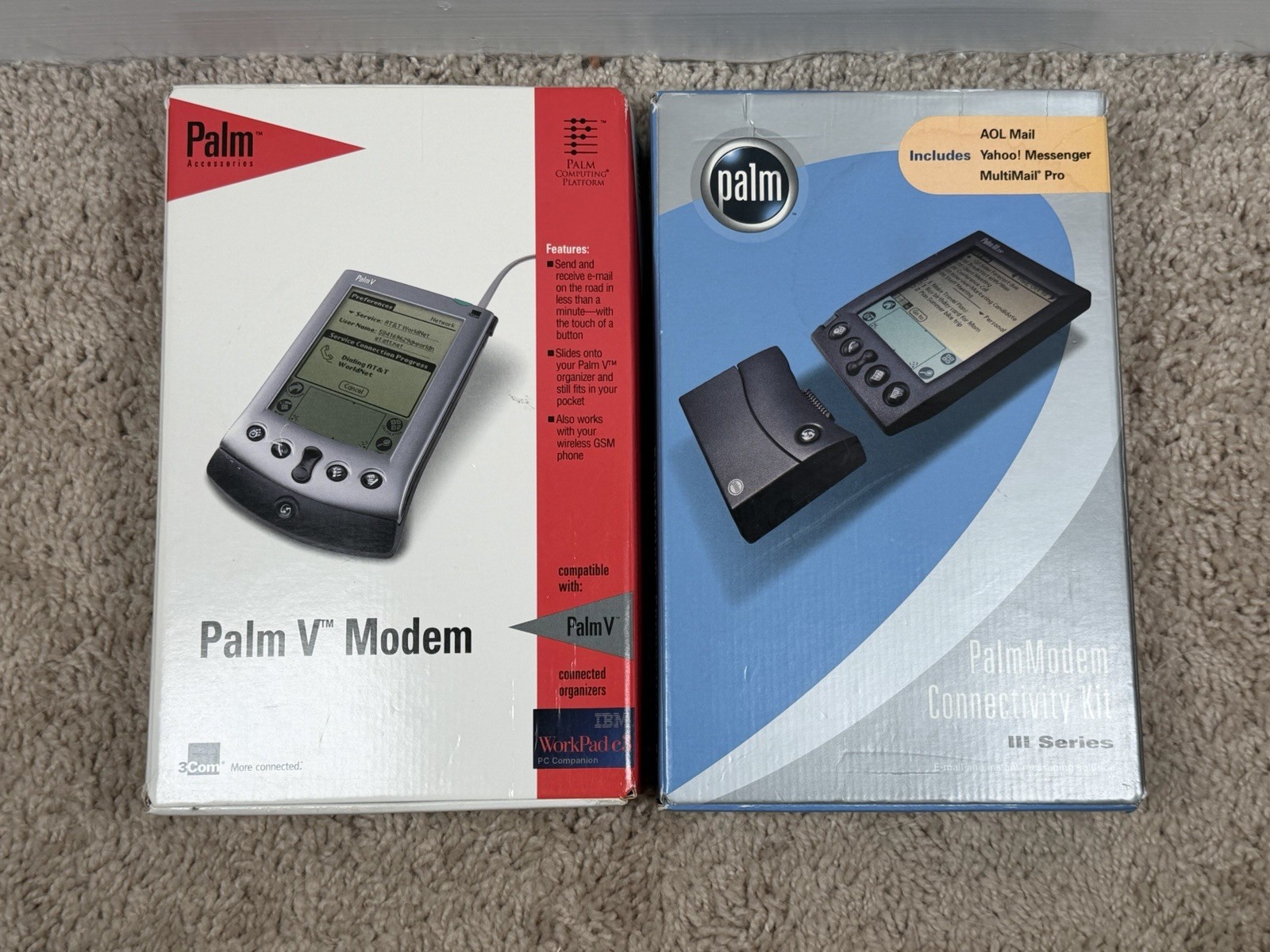 Palm V Modem & Connectivity Kit III Series * NEW* Vintage Handheld
