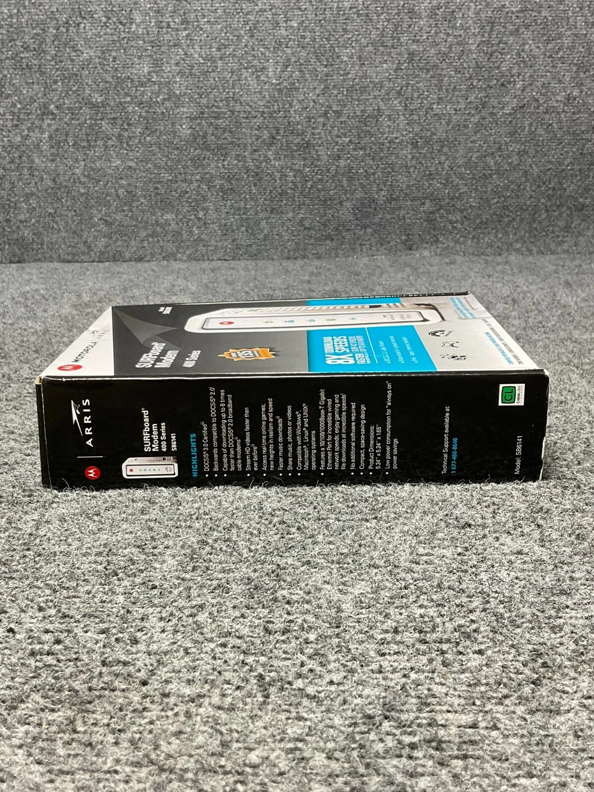 Motorola ARRIS SURFboard SB6141 DOCSIS 3.0 Cable Modem 400 Series Used