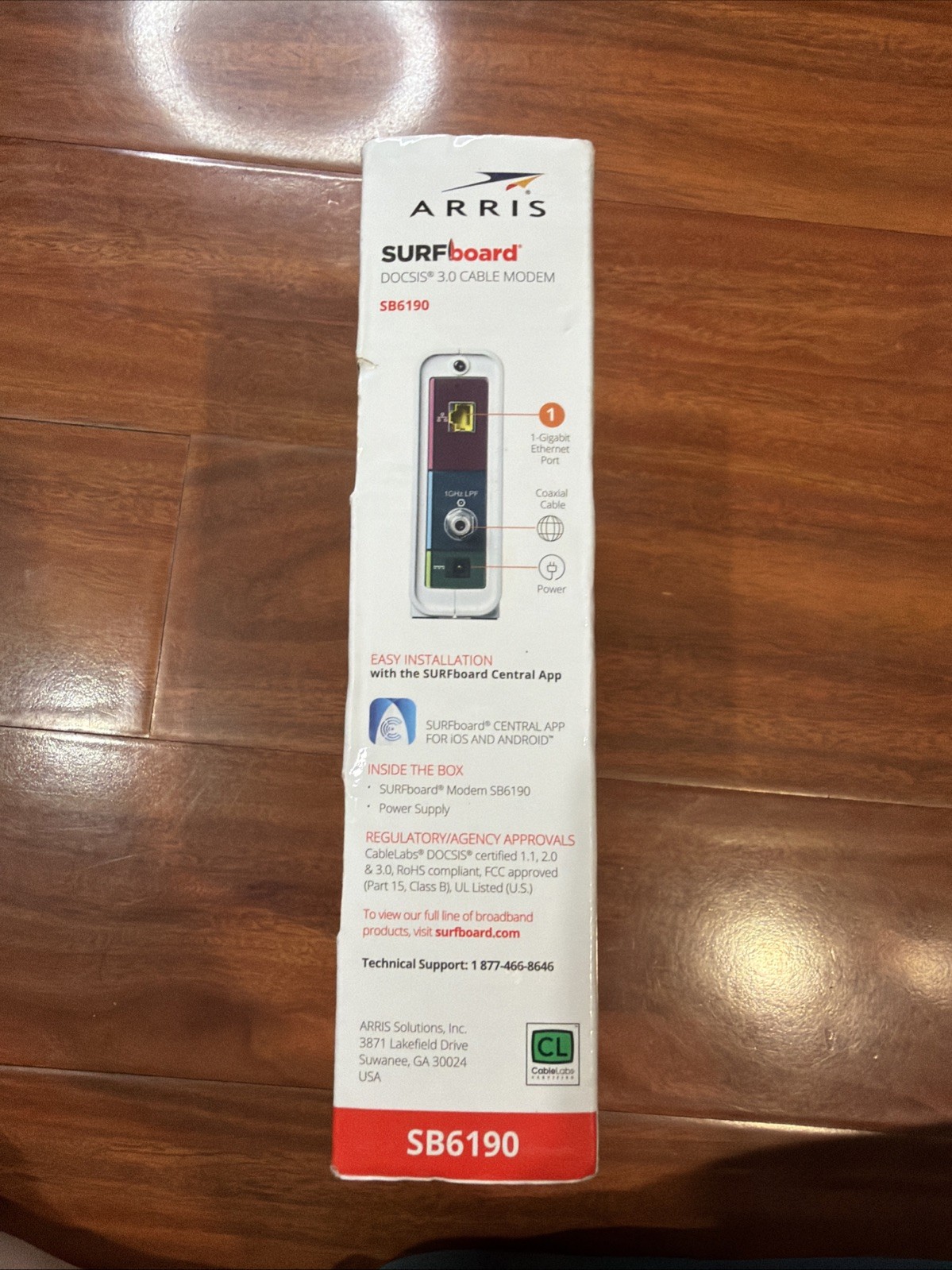 NEW ARRIS SURFboard SB6190 DOCSIS 3.0 Cable Modem 32×8 Gigabit Xfinity Cox