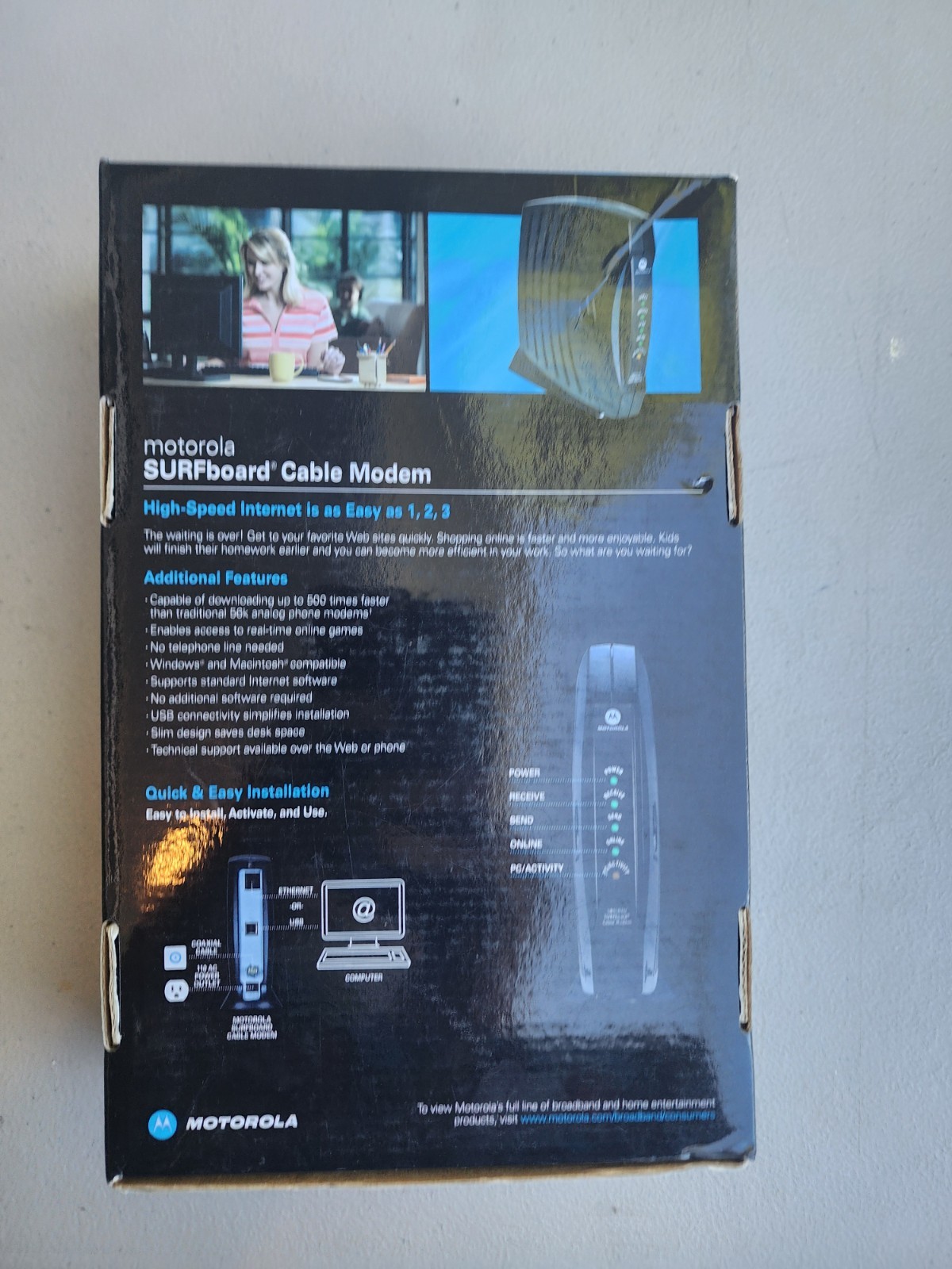 Motorola SB5101 DOCSIS 2.0 Cable Modem