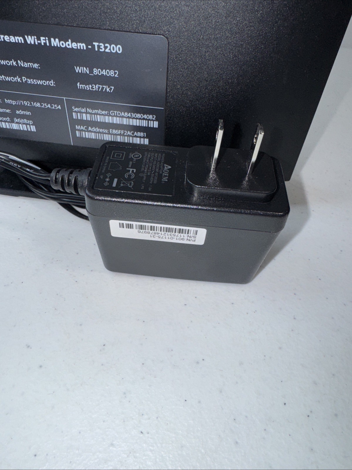 WINDSTREAM Wi-Fi modem T3200 Bonded VDSL2 Wireless AC Gateway Router