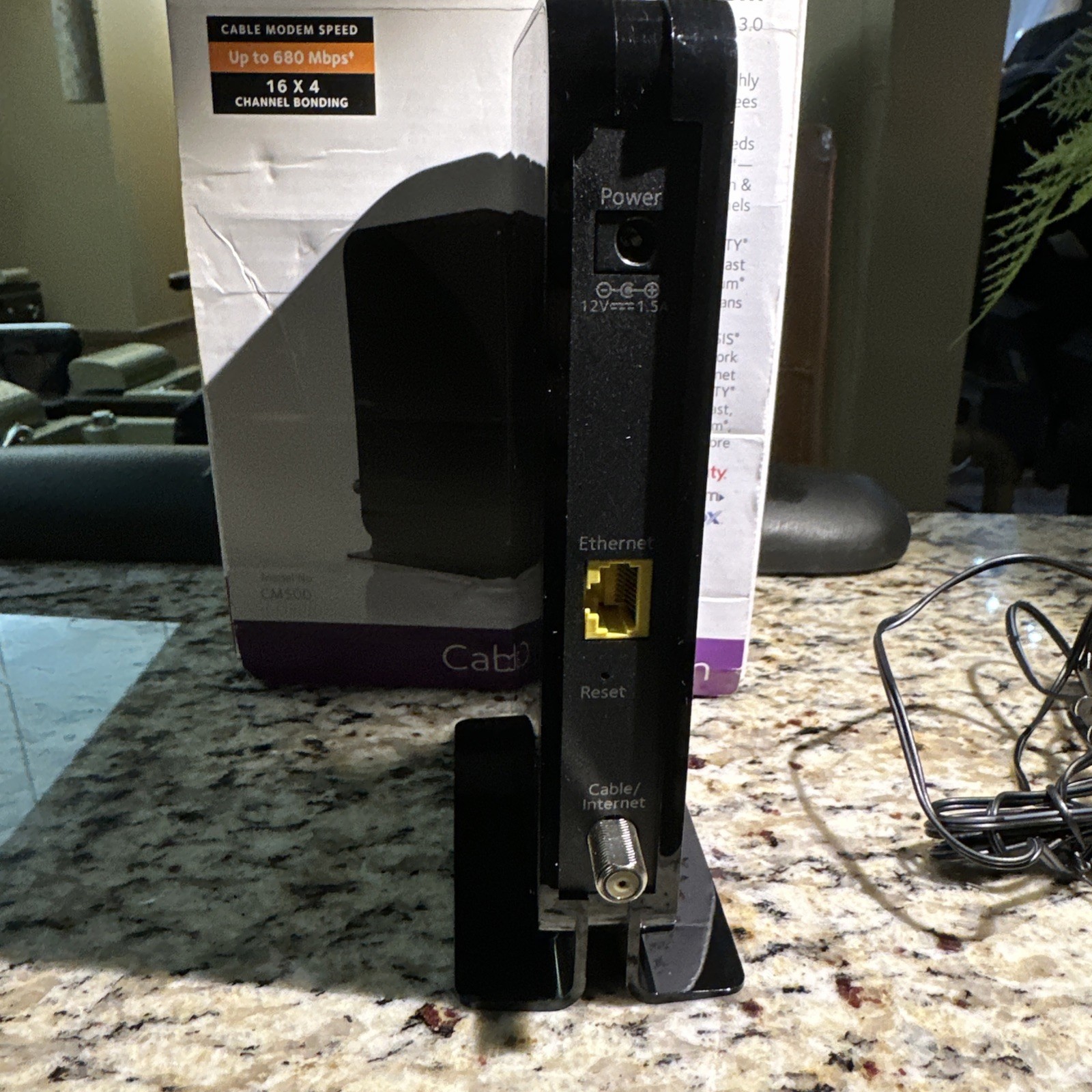 NETGEAR CM500 (CM500100NAS) 680 Mbps – Black