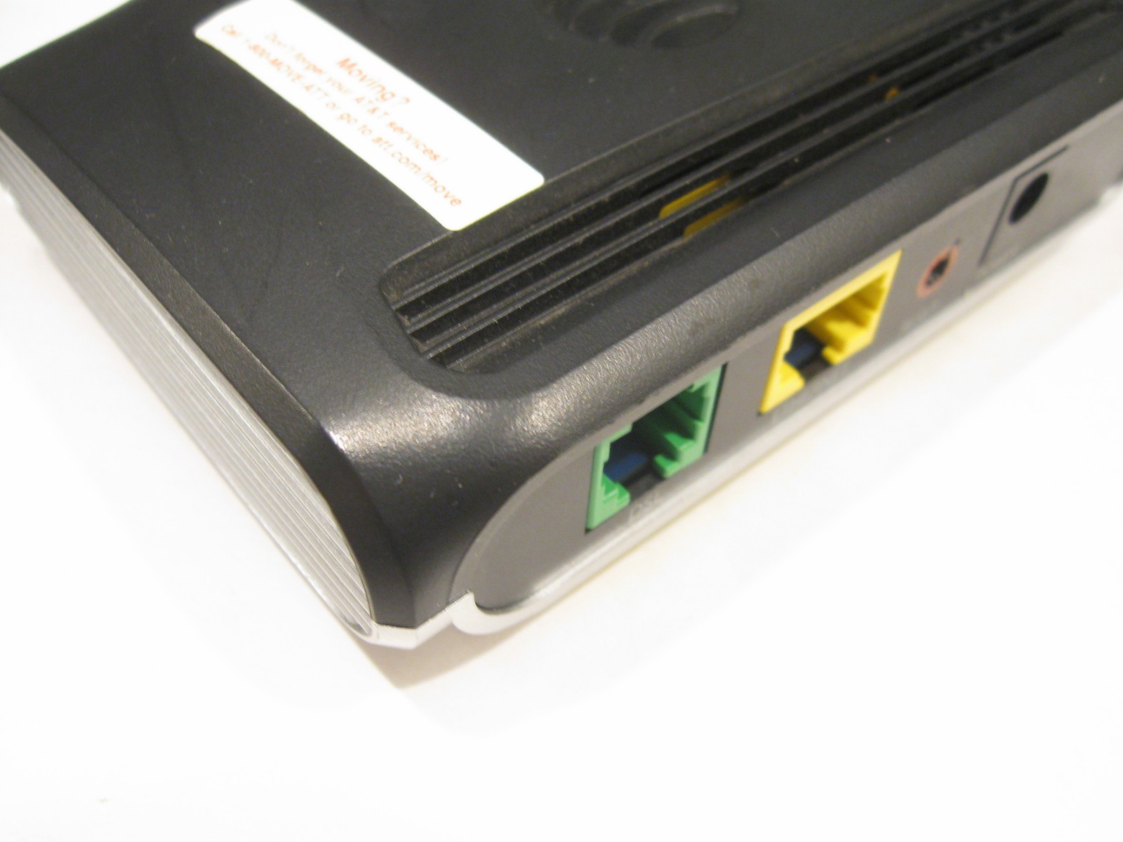AT&T High Speed DSL Modem, power cord, and box: 3360, 58111-003-00