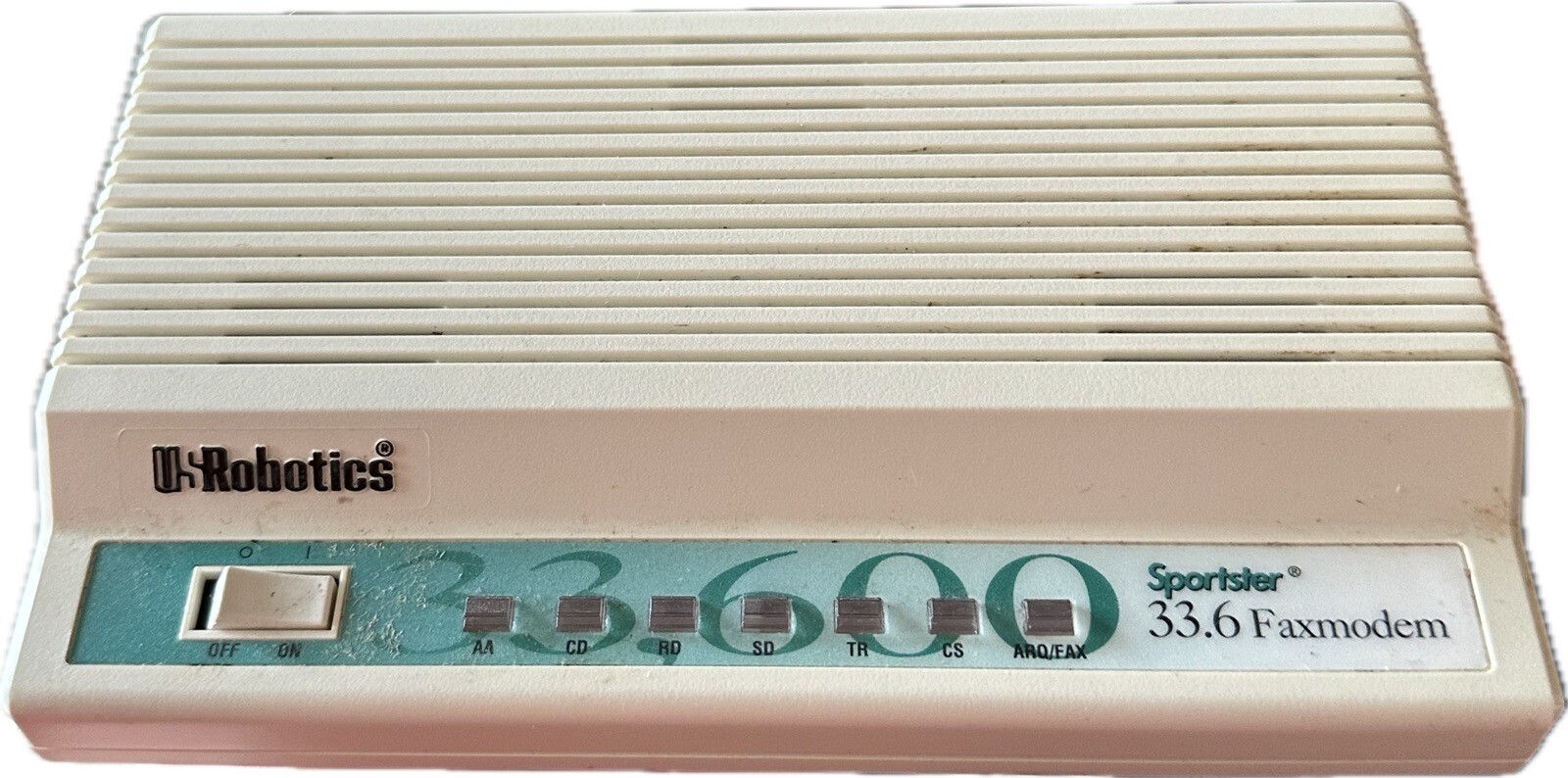 US Robotics Sportster 33.6 FaxModem Model: 0459 Modem Vintage 1997