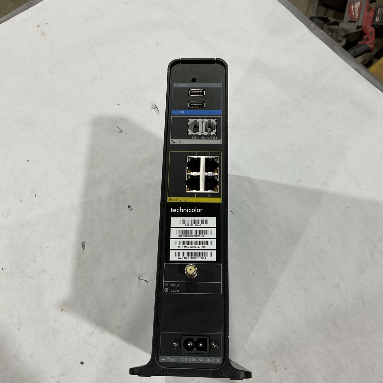 Technicolor DPC3941B Comcast Business Dual Band WiFi Cable Modem Router