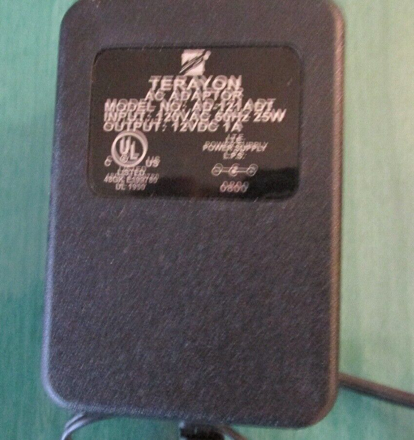 TERAYON CABLE MODEM – TJ110 / ECM110 w/ AC ADAPTOR – AD-121ADT – Used