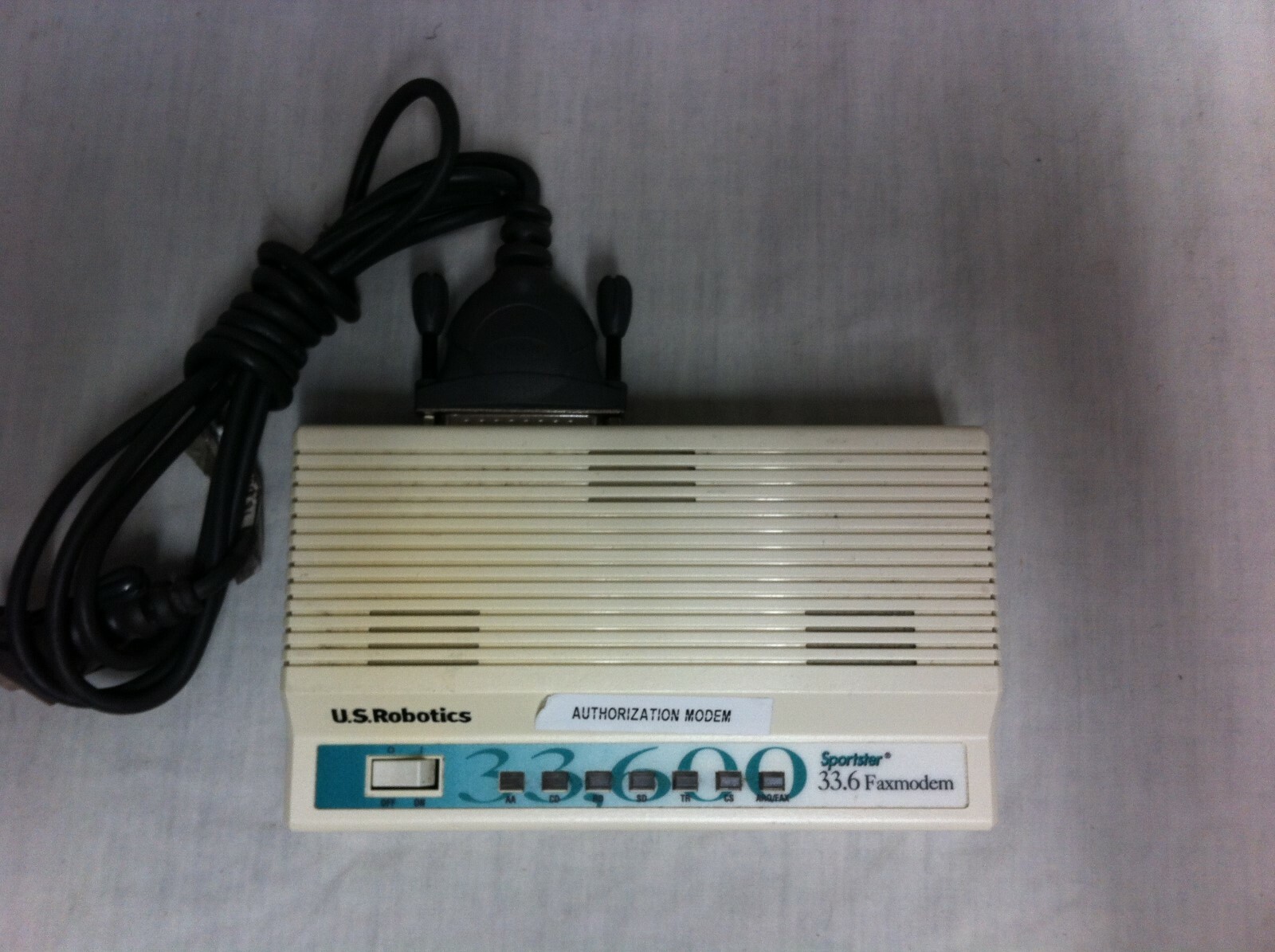 Vintage US ROBOTICS Sportster 33.6 Faxmodem 2000 3COM 000839-09 Model 0701