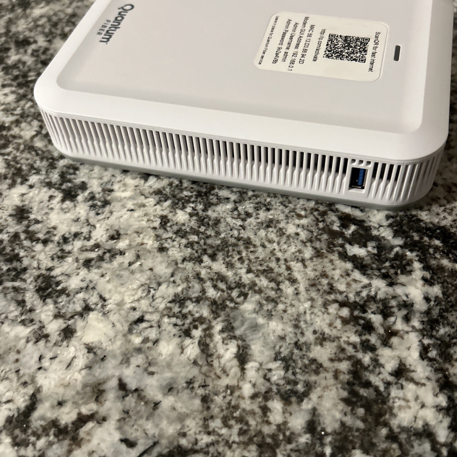 Quantum Fiber C5500XK High Performance Modem, Includes Power Adapter