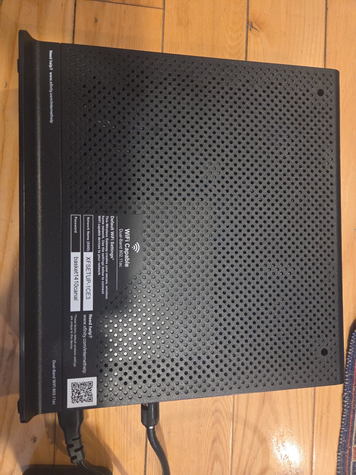 Xfinity Arris TG1682G Dual Band Wireless Cable Modem and Wi-Fi Router with Cords