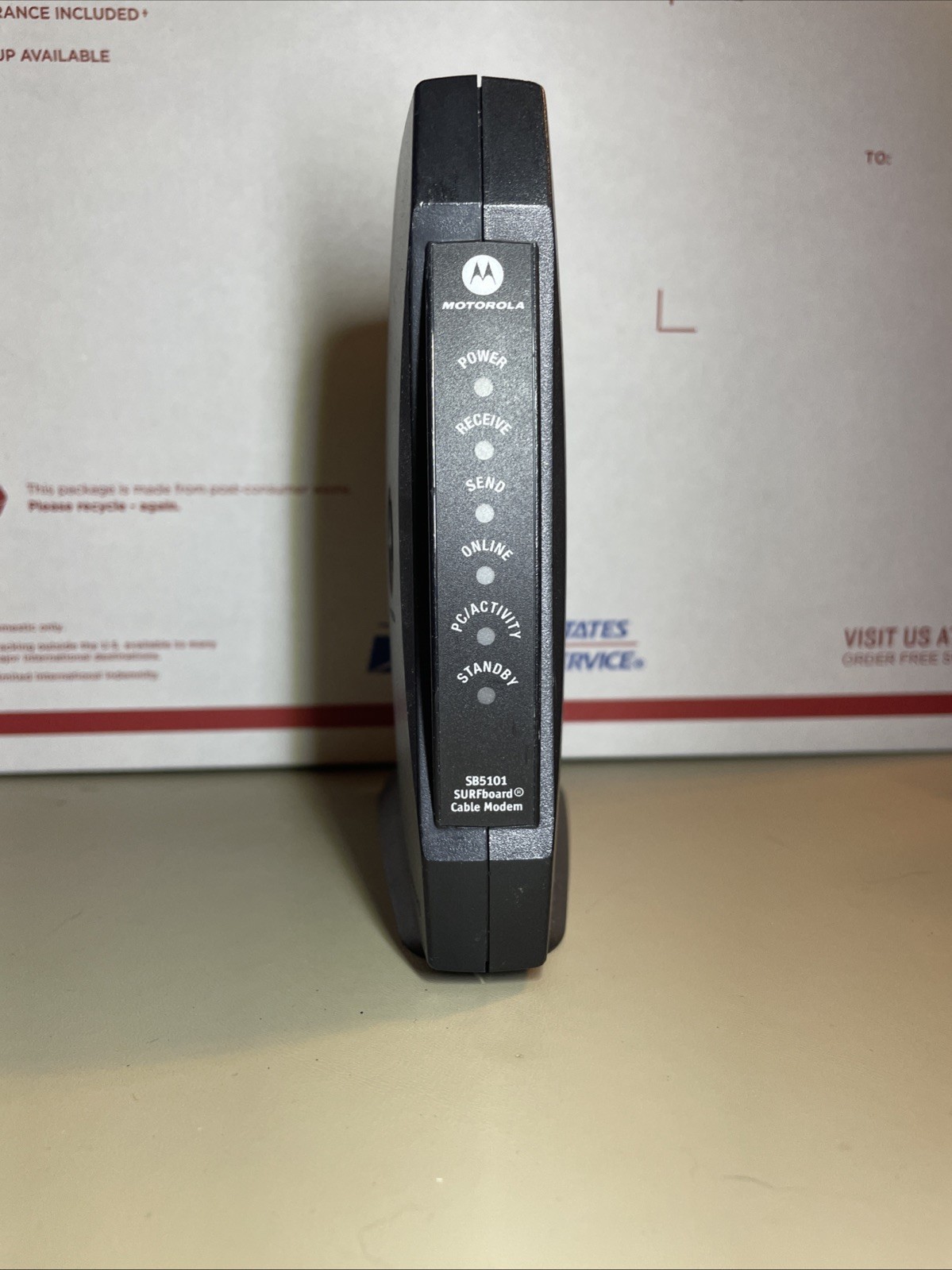Motorola SURFboard SB5101 (515291-001-00) Cable Modem with Power Supply