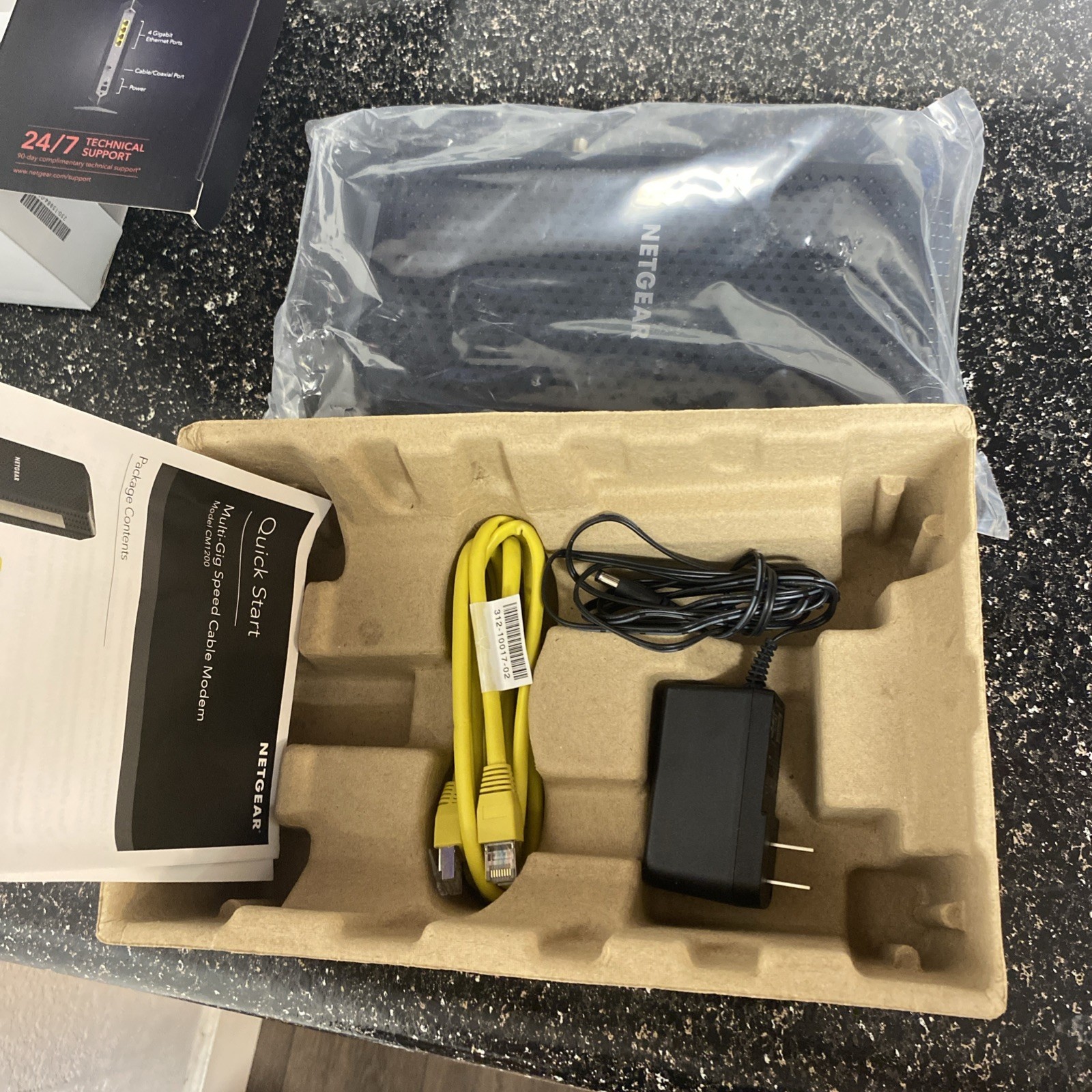 NETGEAR Nighthawk CM1200-100NAS DOCSIS 3.1 Cable Modem