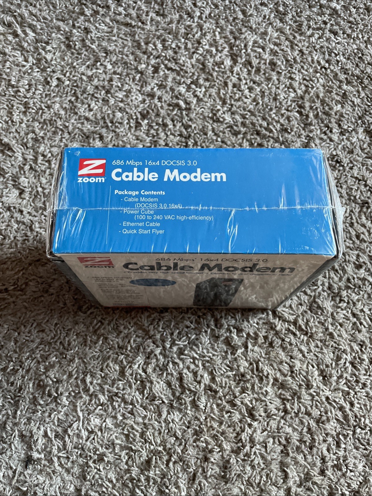 ZOOM Cable Modem Model 5370: 686 Mbps* 16×4 DOCSIS 3.0 Tested