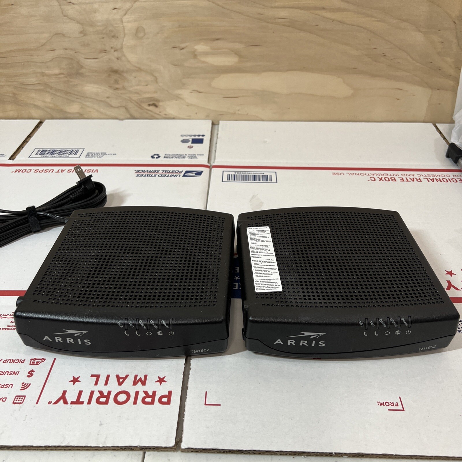 2 X ARRIS TM16002A 3.0 Modem – Black