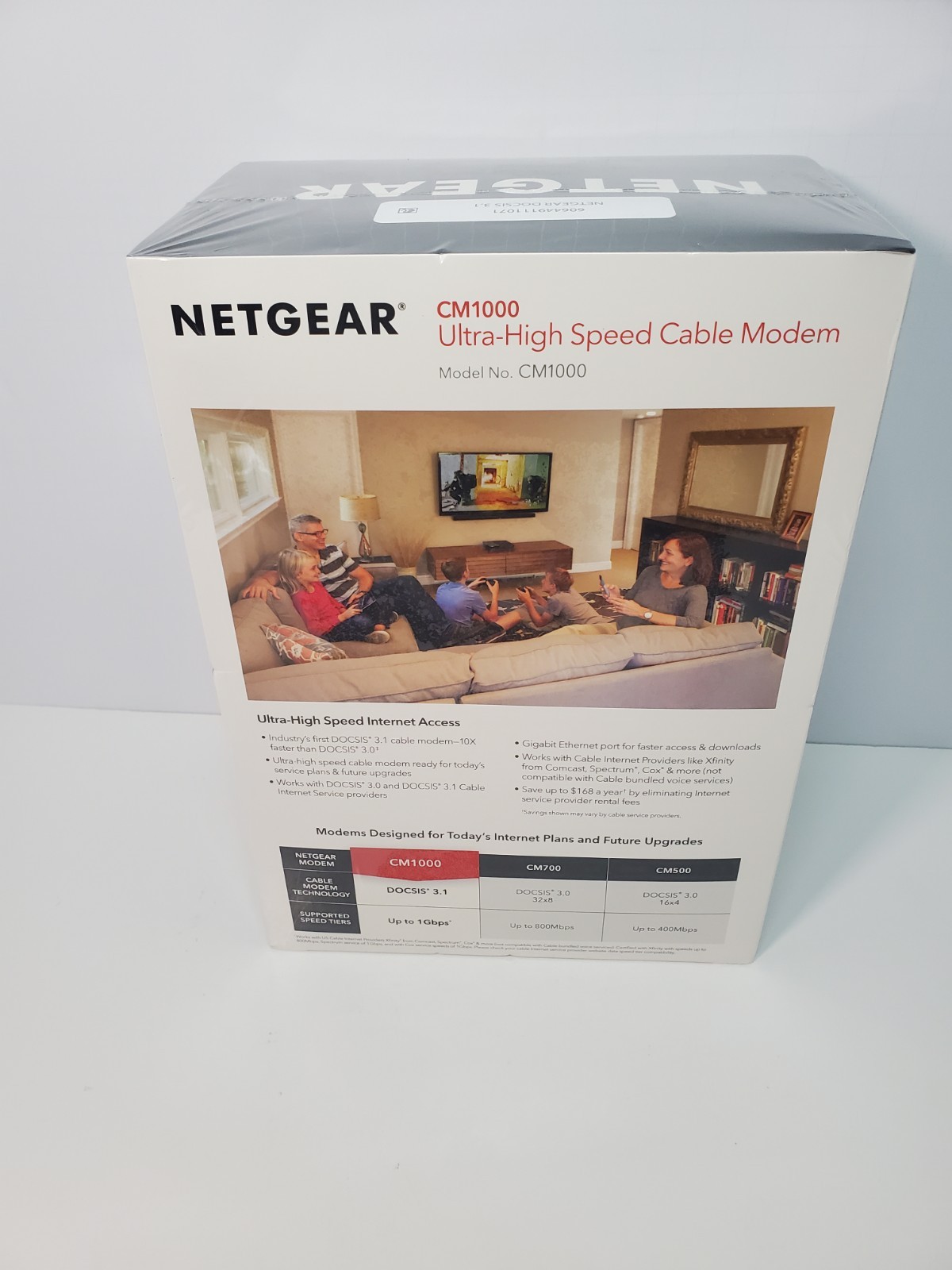 New & Sealed Netgear CM1000 DOCSIS Ultra-High Speed Cable Modem Free Shipping!