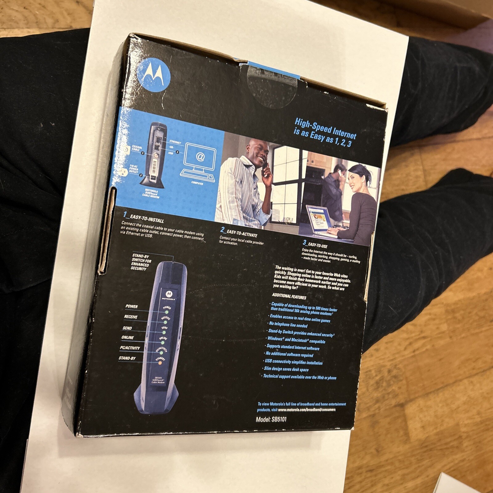 Motorola SURFboard SB5101U 38 Mbps slightly used in box