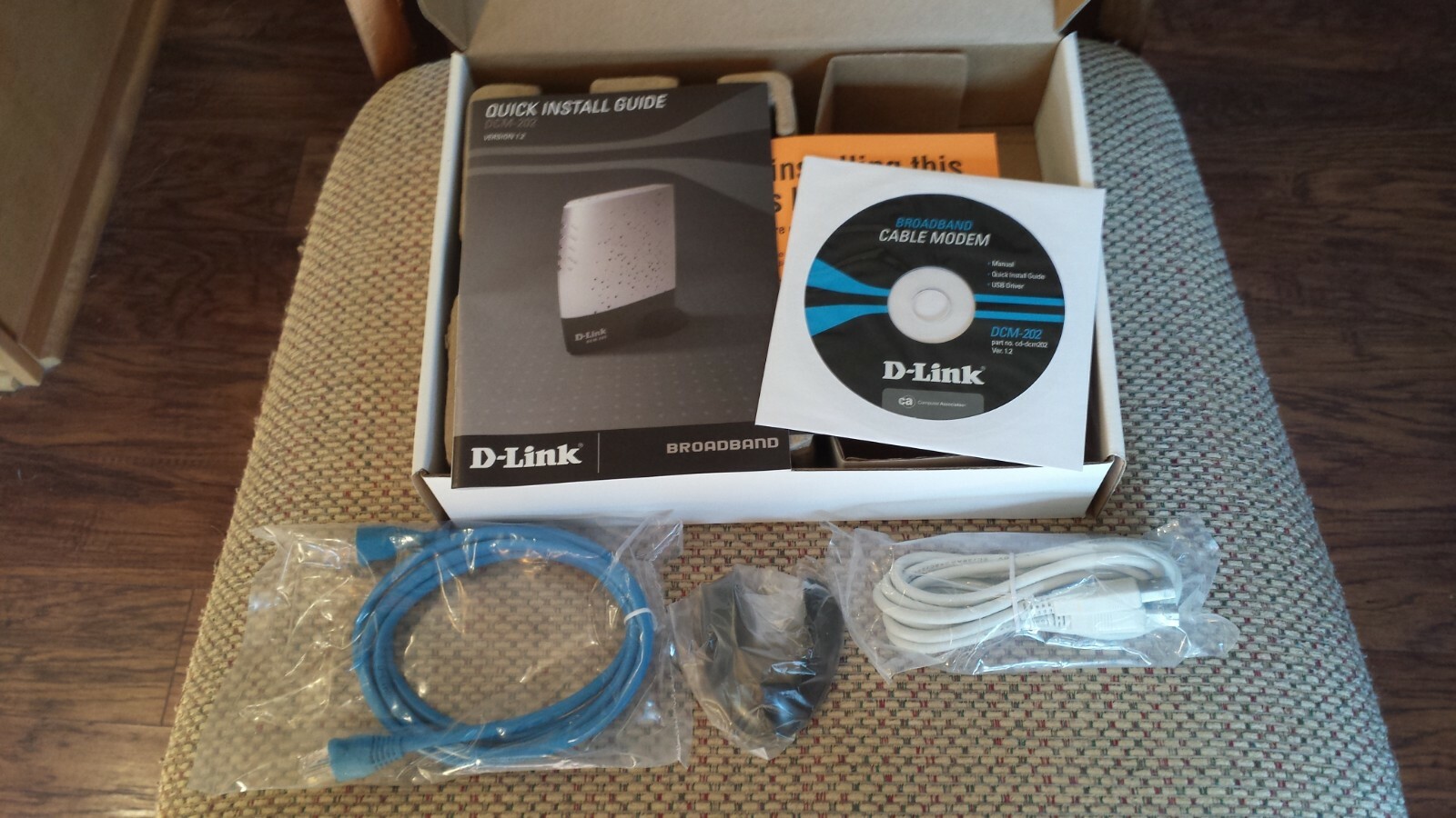 Used D-Link DCM-202 P/N BCM202ABB.A1 Modem in working condition