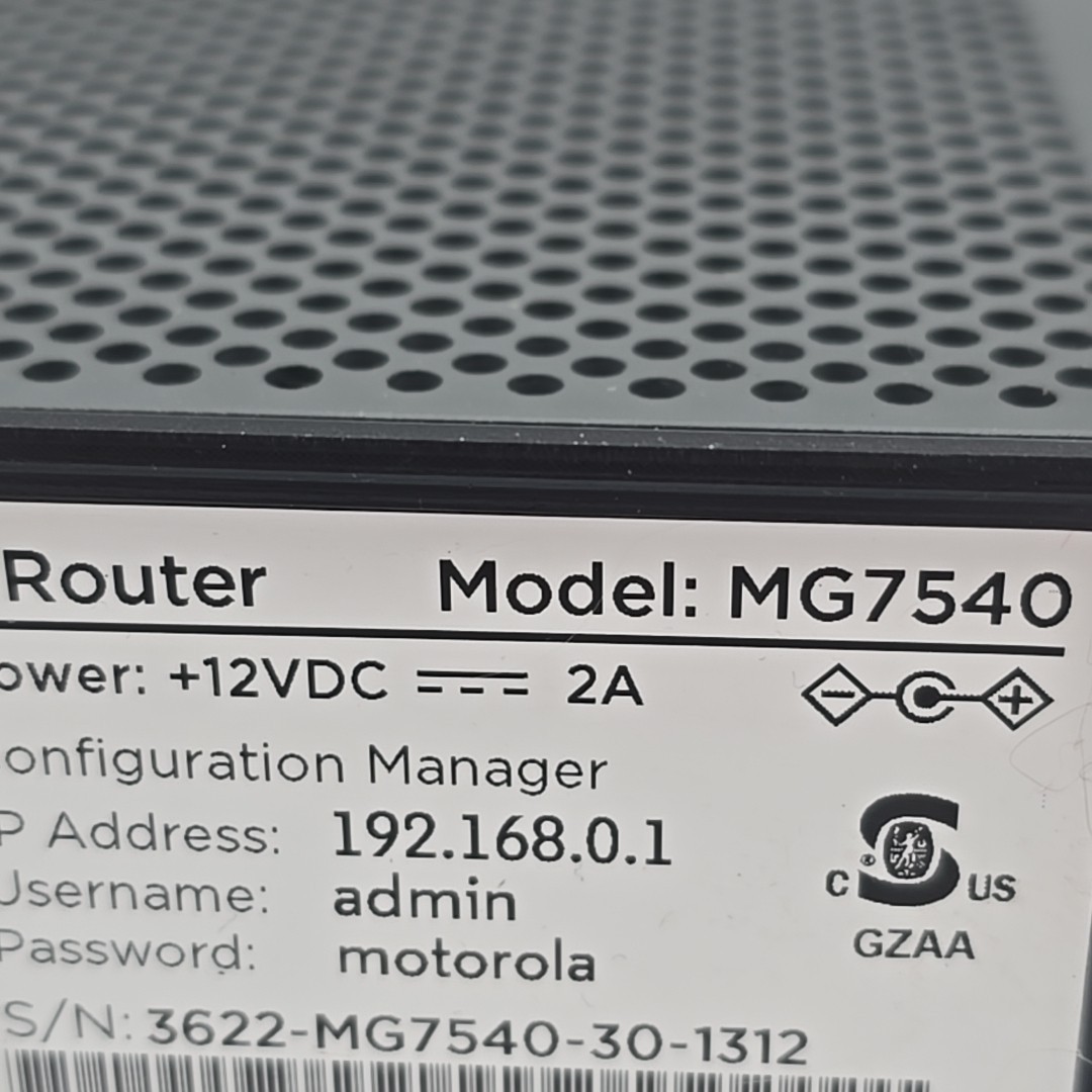 Motorola MG7540 16×4 DOCSIS 3.0 Cable Modem & AC1600 WiFi Router