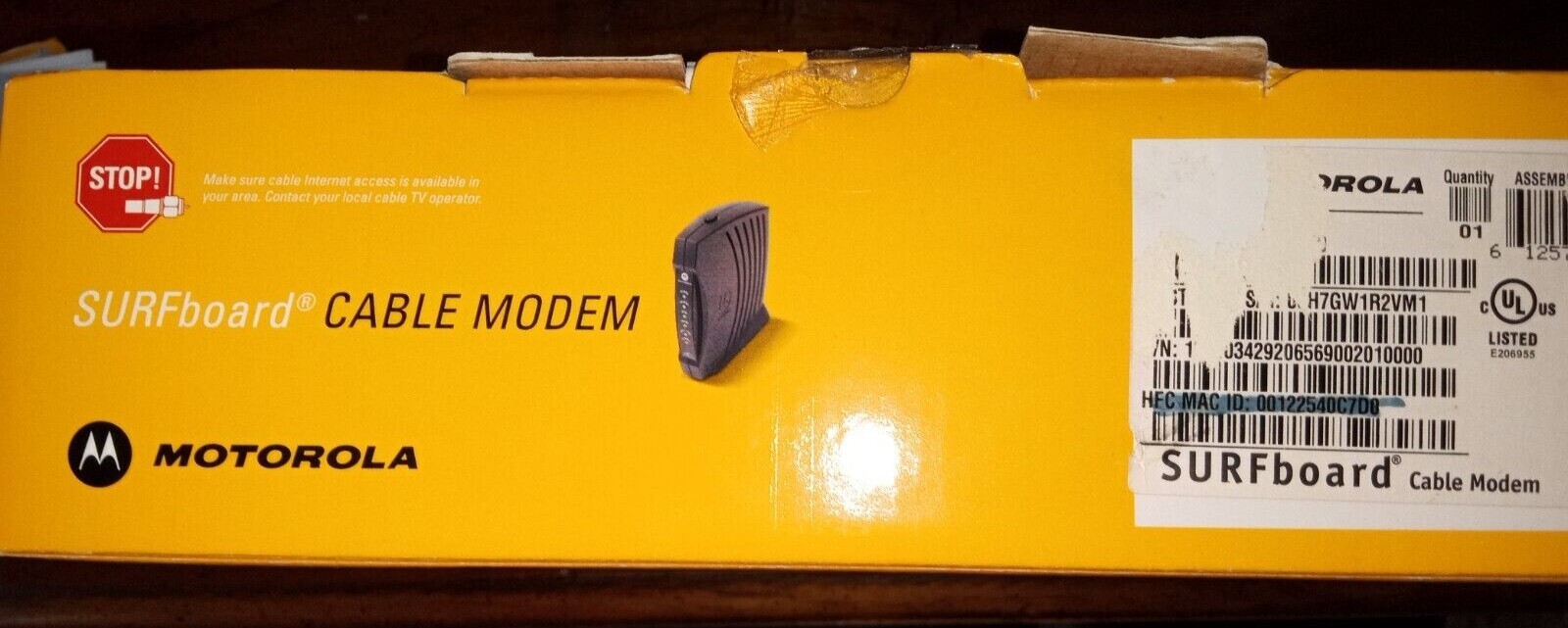 Motorola SURFboard SB5120 (505788-006-00) 38.91 Mbps with Installation CD_ROM