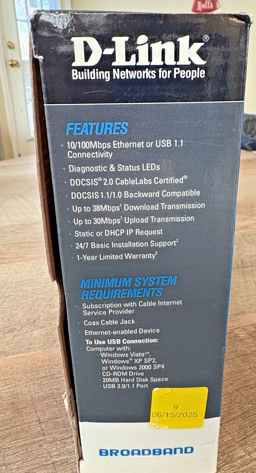 D-Link DCM-202 Broadband Cable Modem