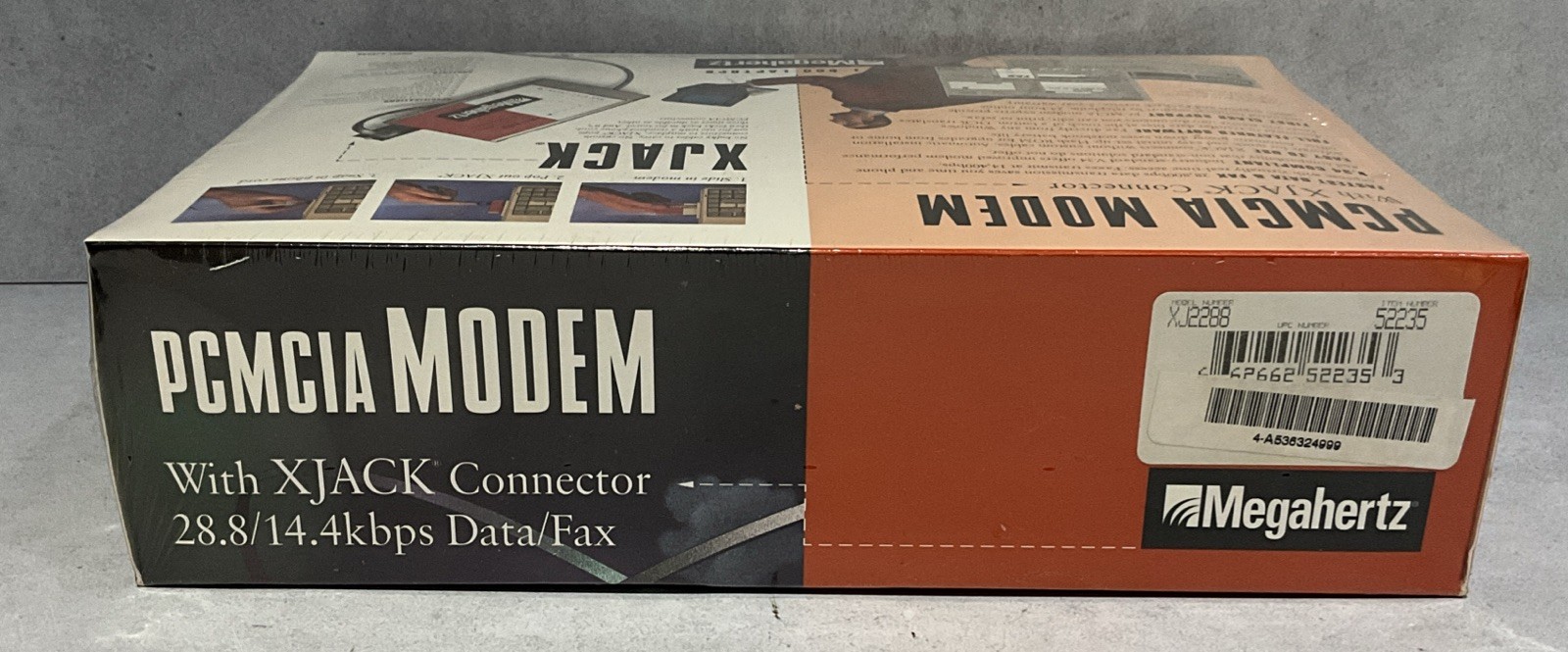 Megahertz PCMCIA Modem XJACK Connector 28.8 V.34 28.8kbps Vintage 1994 SEALED