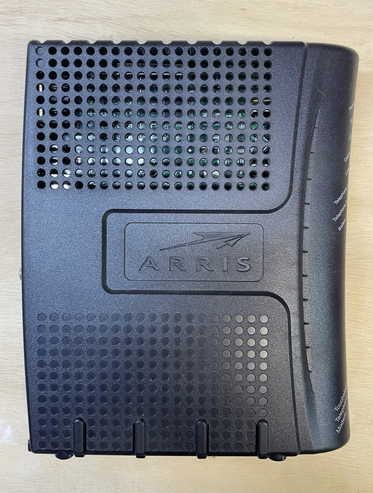 🌐Arris TM502G Touchtone Telephony Modem TM502G w/ Power Adapter TM02DH105🌐