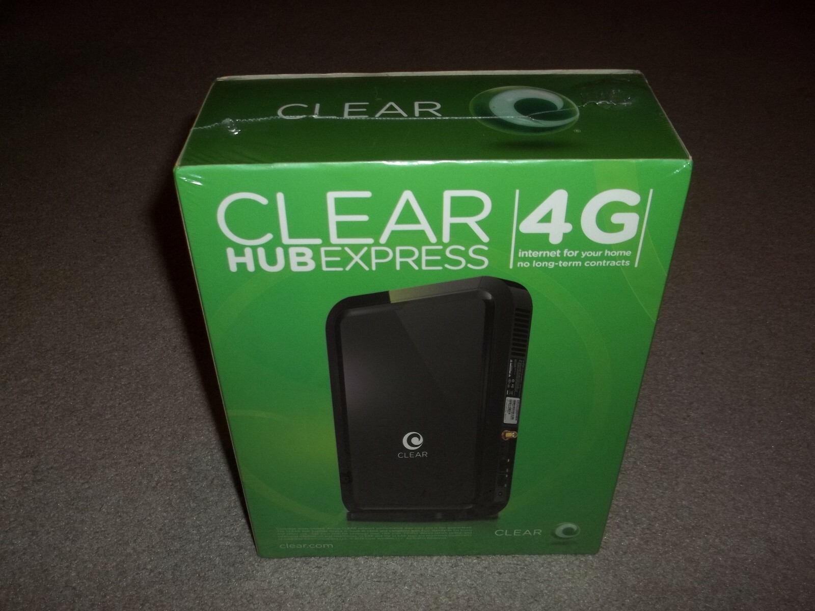 New Sealed Clear Hub Express 4G Home Internet Modem Foot Cable Cord & Guide 2013