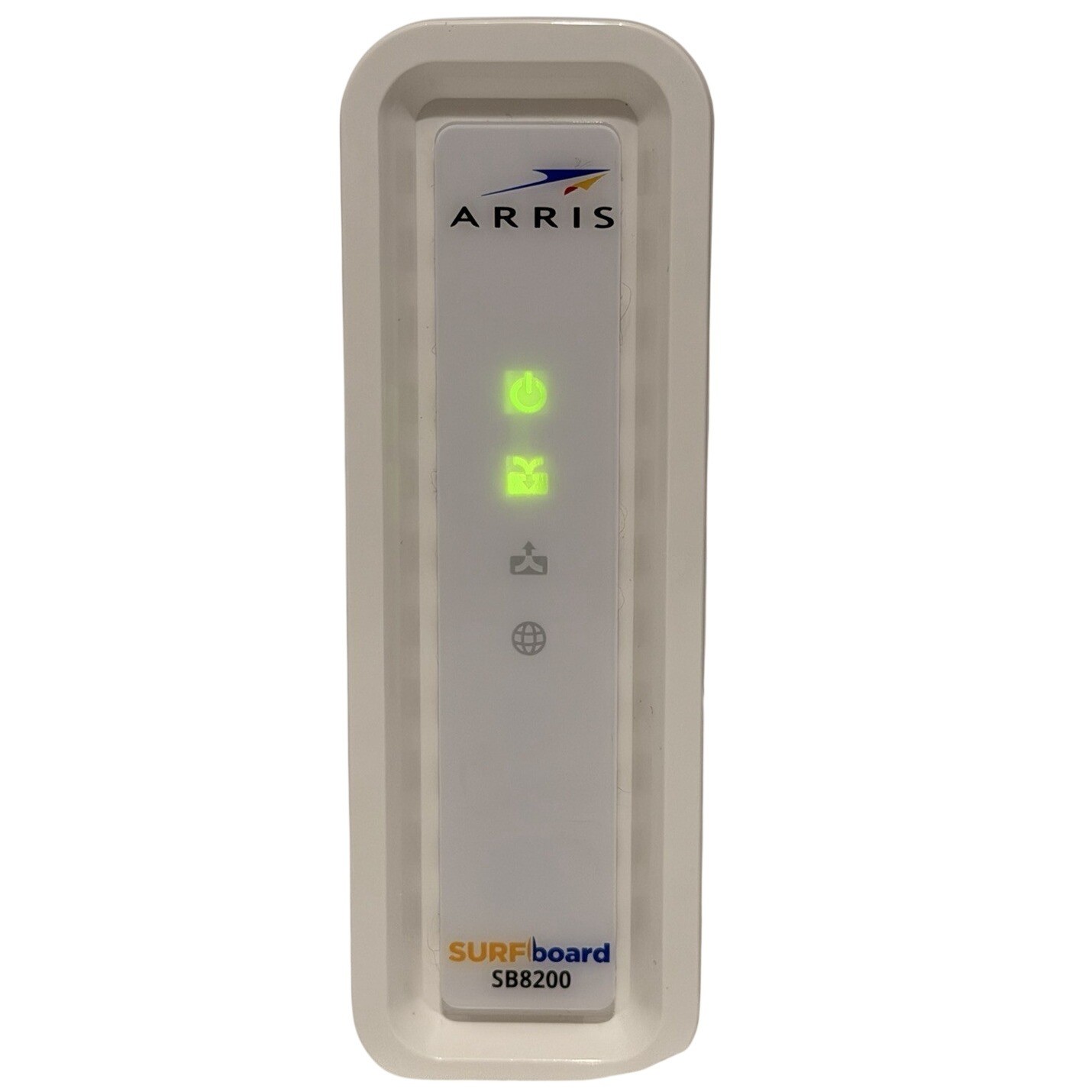 ARRIS SURFboard SB8200 DOCSIS 3.1 Cable Modem White 2 LAN Ports Power Adapter