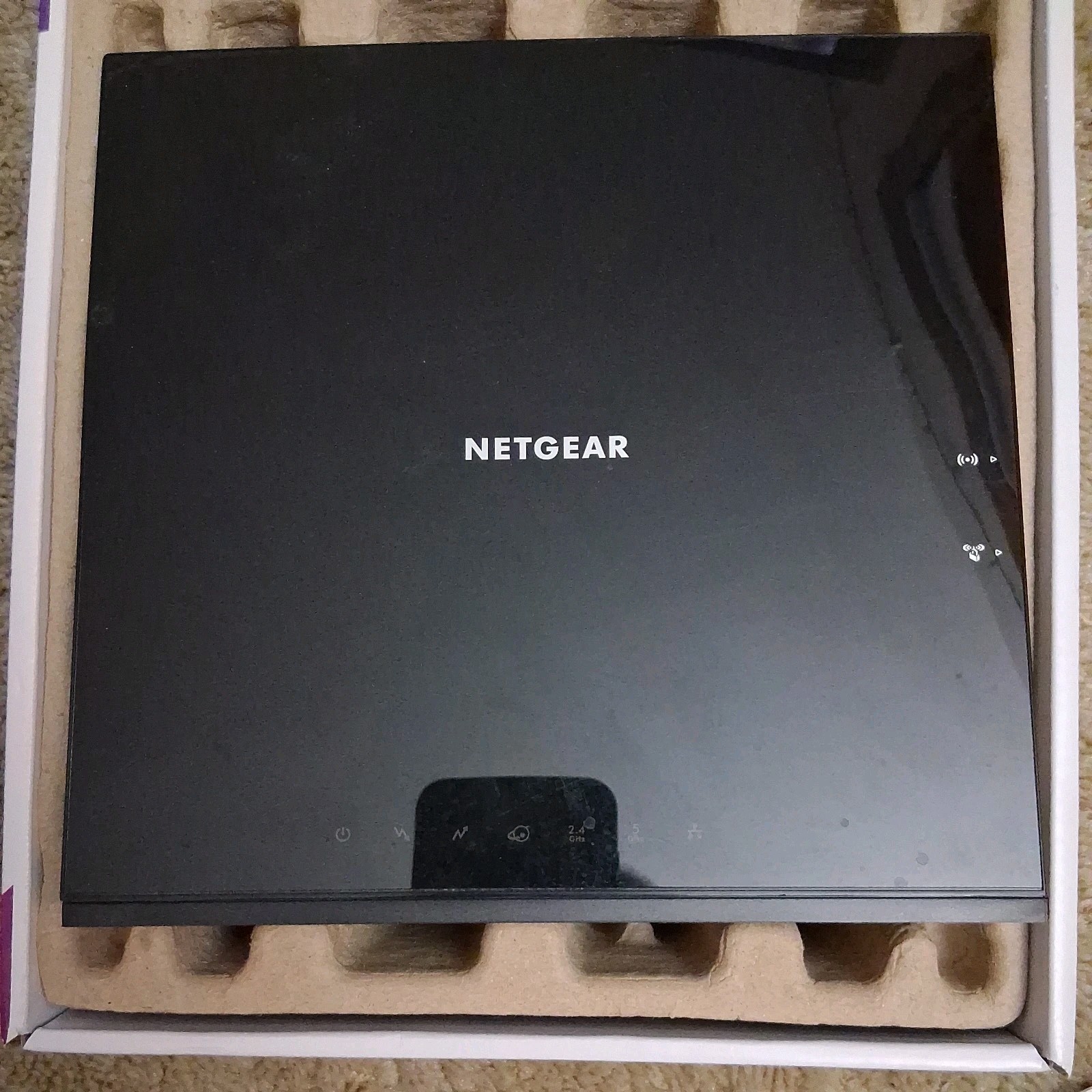Netgear AC1600 Wifi Cable Modem Router C6250 Black Dual Band. Open Box