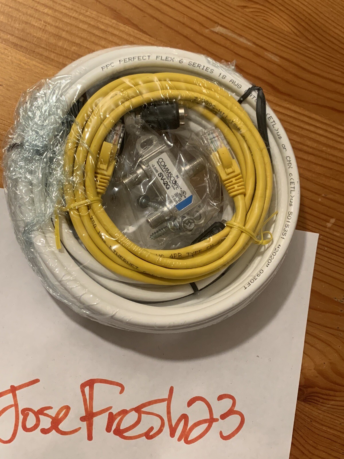 HSD Kit (12ft Coax, 6ft Coax, 7ft CAT5, 2-Way Splitter) Factory Sealed