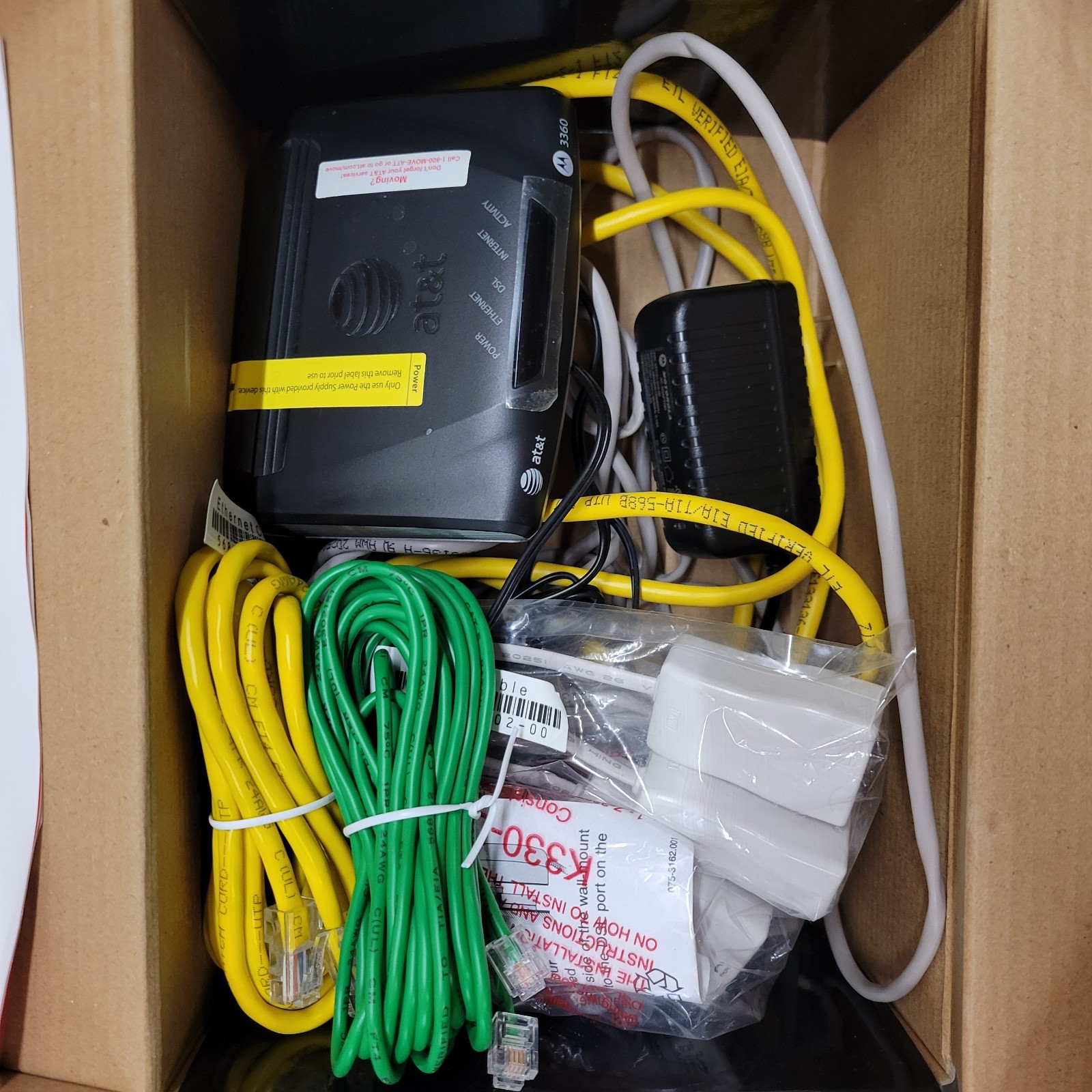 Motorola 3360 Modem – For Use With AT&T DSL High Speed Internet & FASTACCESS DSL