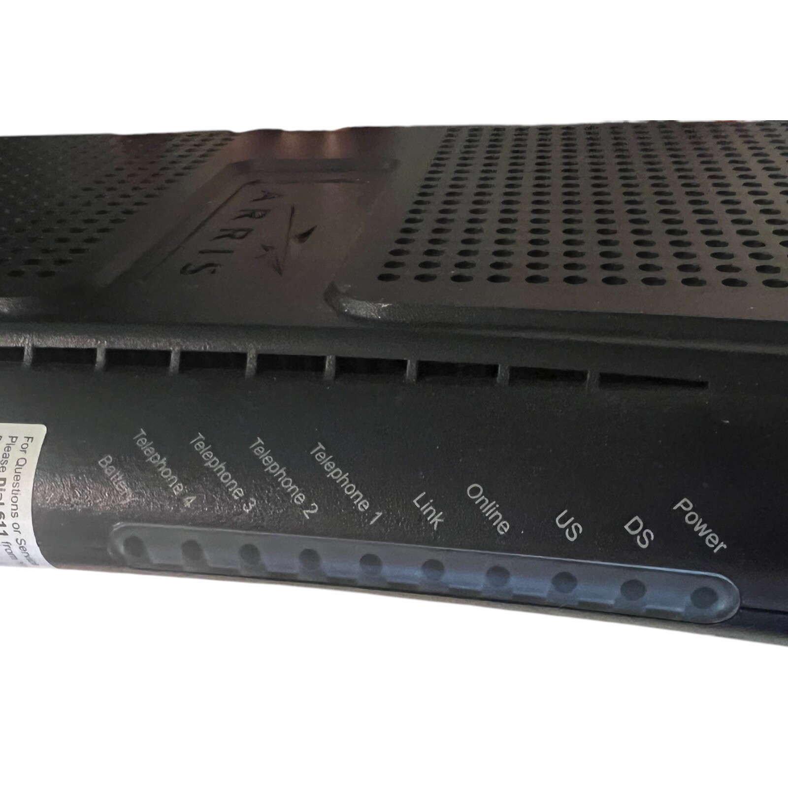 ARRIS TM604G TM604G/CT Touchstone Telephony Cable Modem Voice VoIP – No Adapter