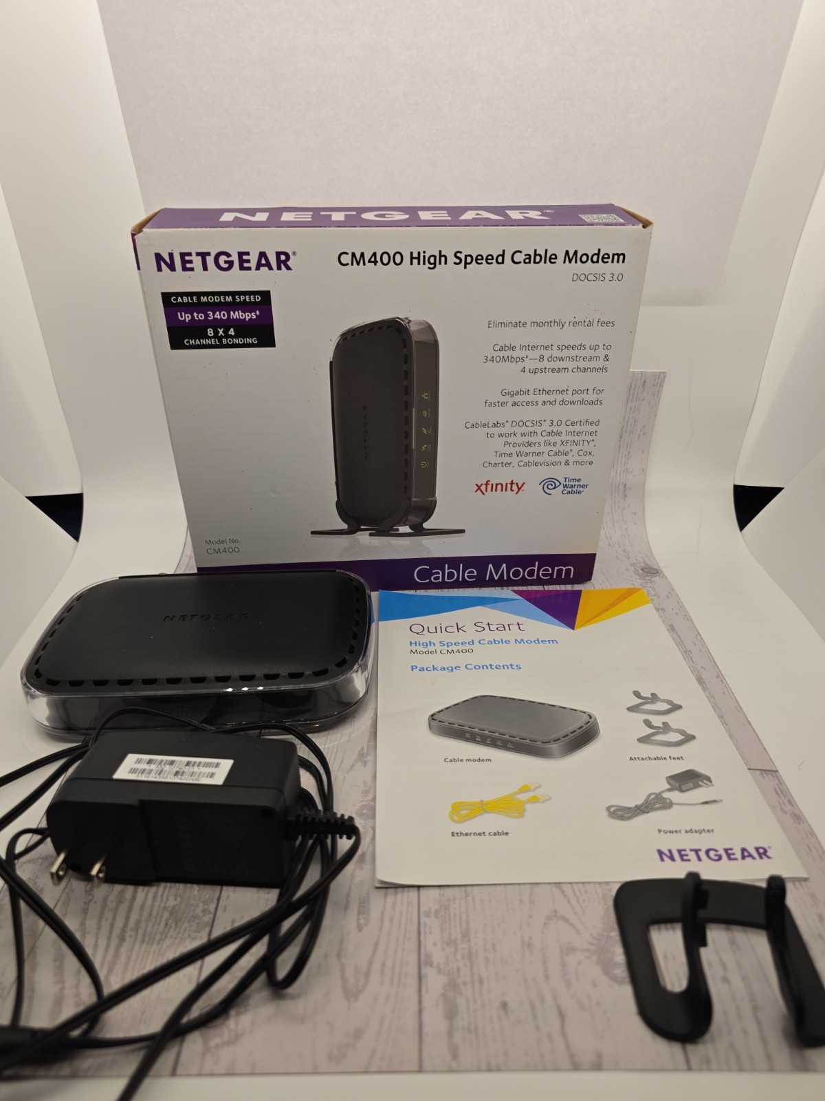 NETGEAR CM400 HIGH SPEED CABLE MODEM