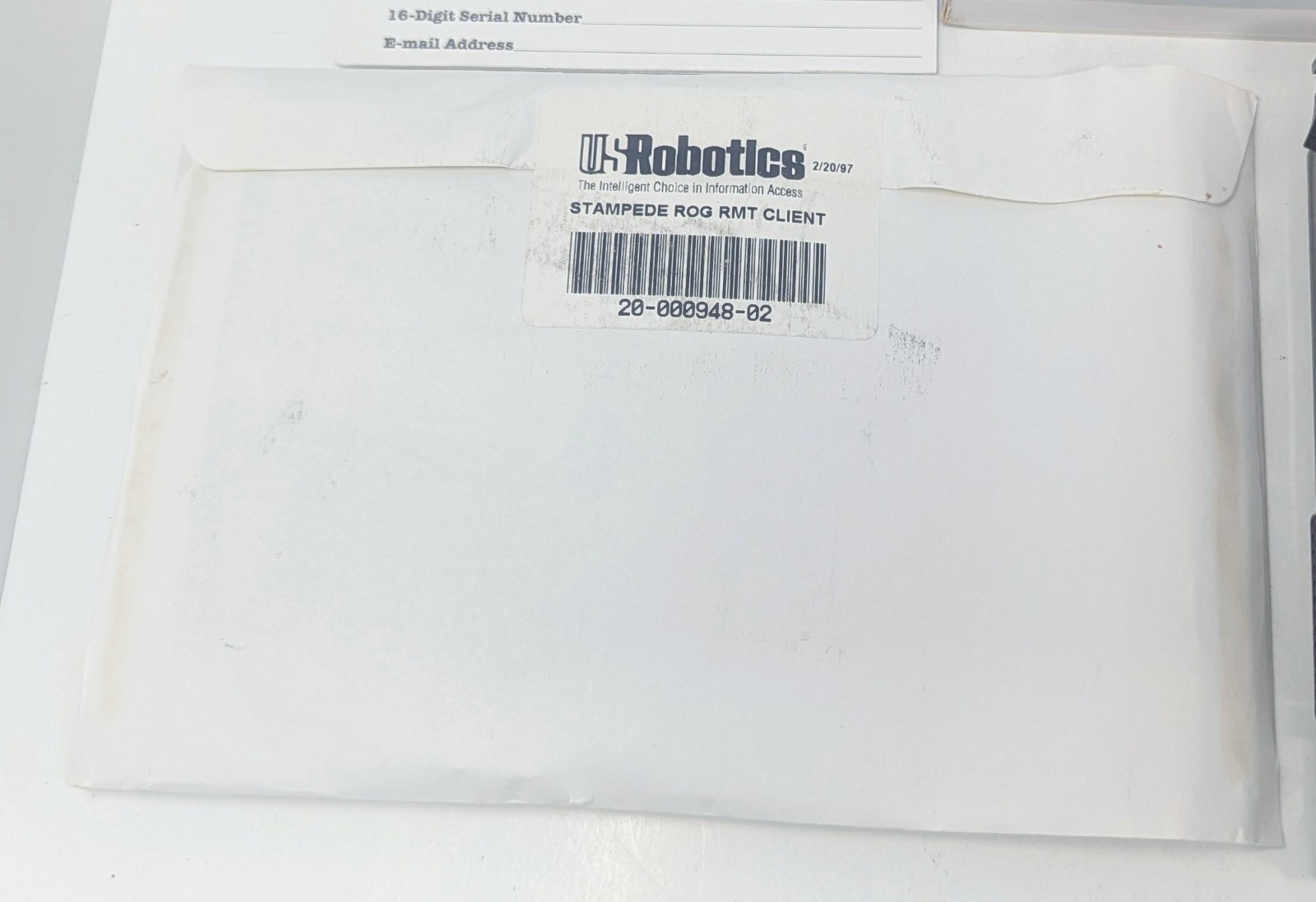 US Robotics Courier V Everything Modem 33.6 Kbps 2X Upgradable – New Open Box!