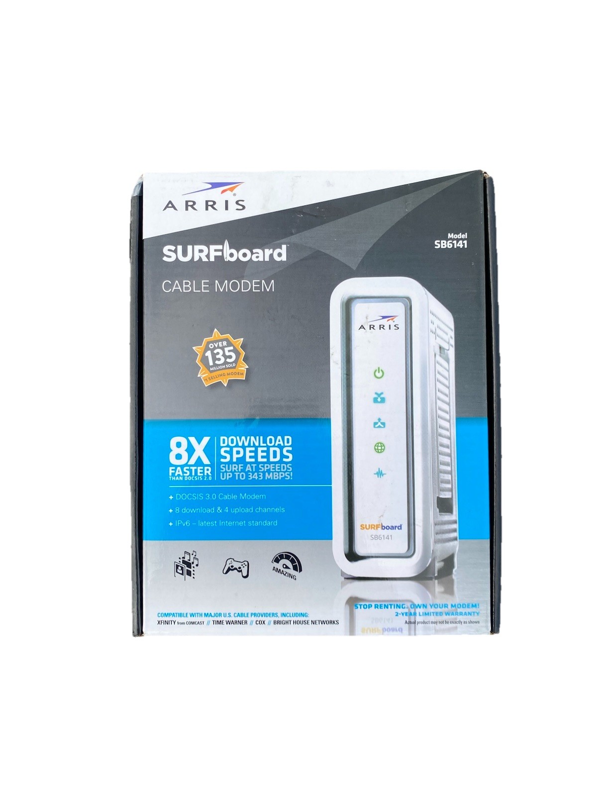 NEW OPEN BOX ARRIS SURFboard SB6141 Docsis 3.0 Cable Modem