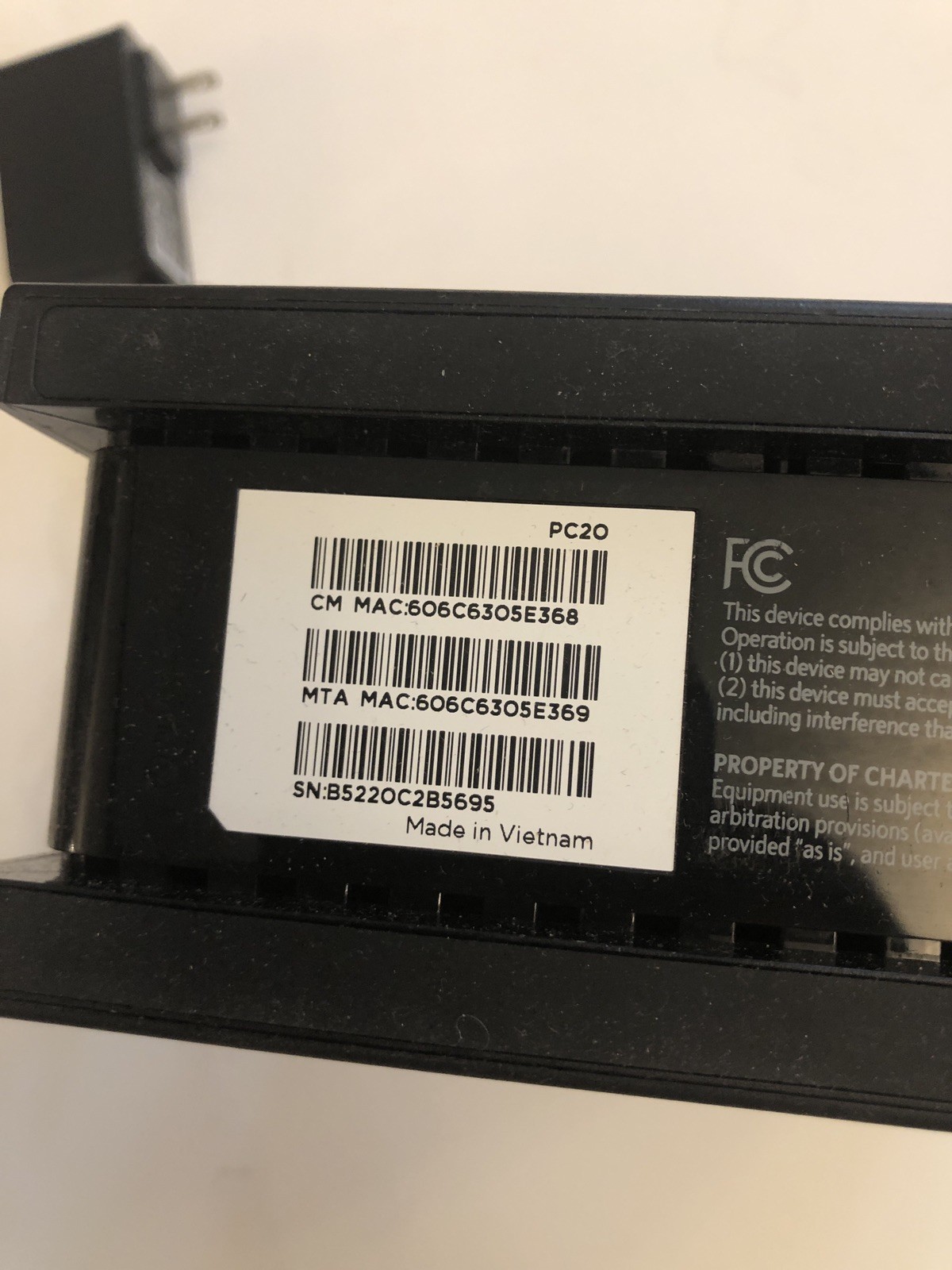 Spectrum Hitron EN2251-HSP – DOCSIS 3.1 eMTA 2.5G