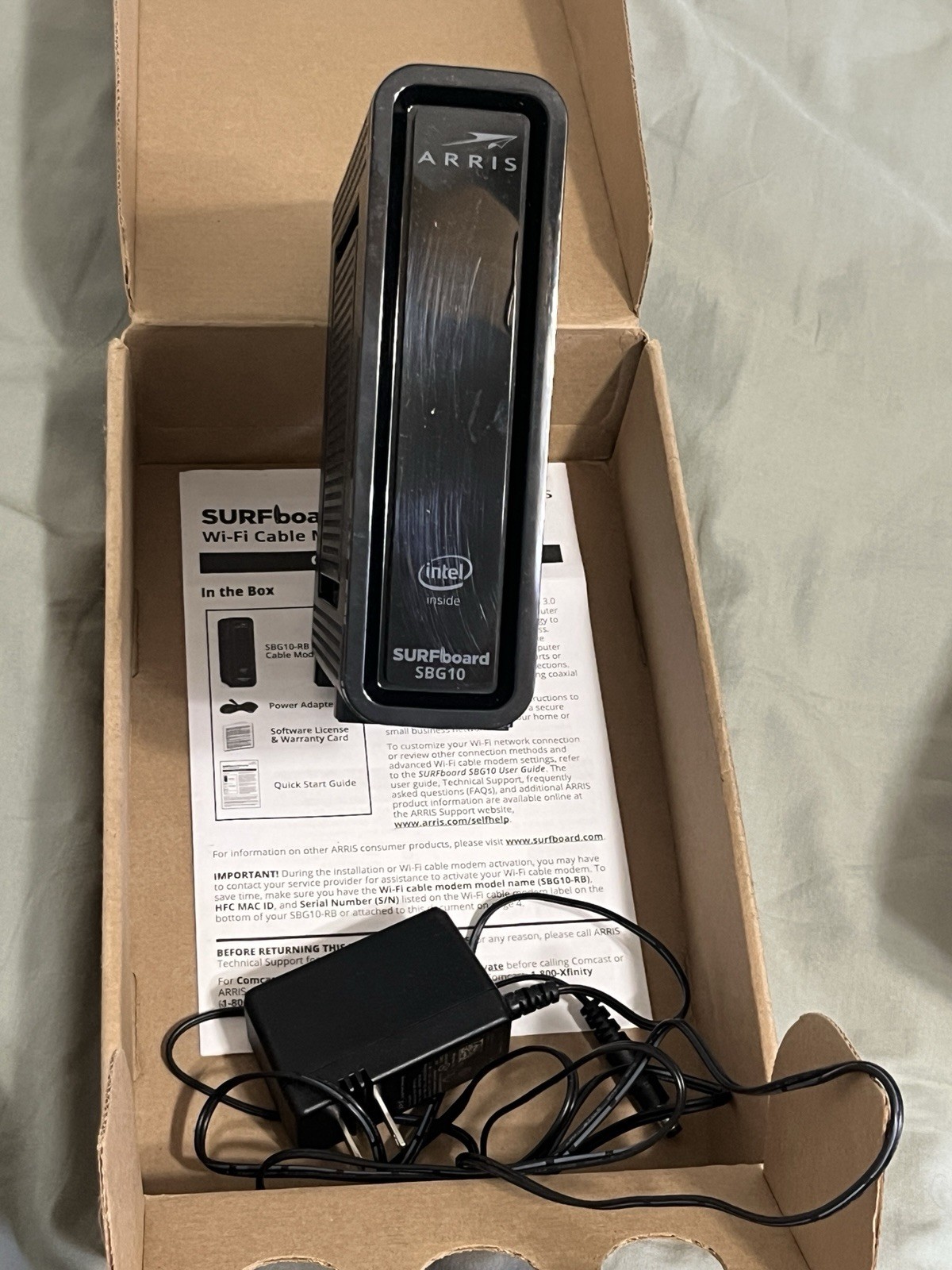 ARRIS Surfboard SBG10 WiFi Router- REFURBISHED