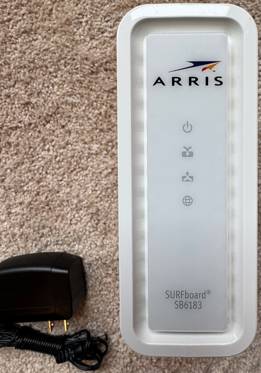 Arris SB6183 Surfboard Cable Modem 16X4 Channels DOCSIS 3.0 with AC cable