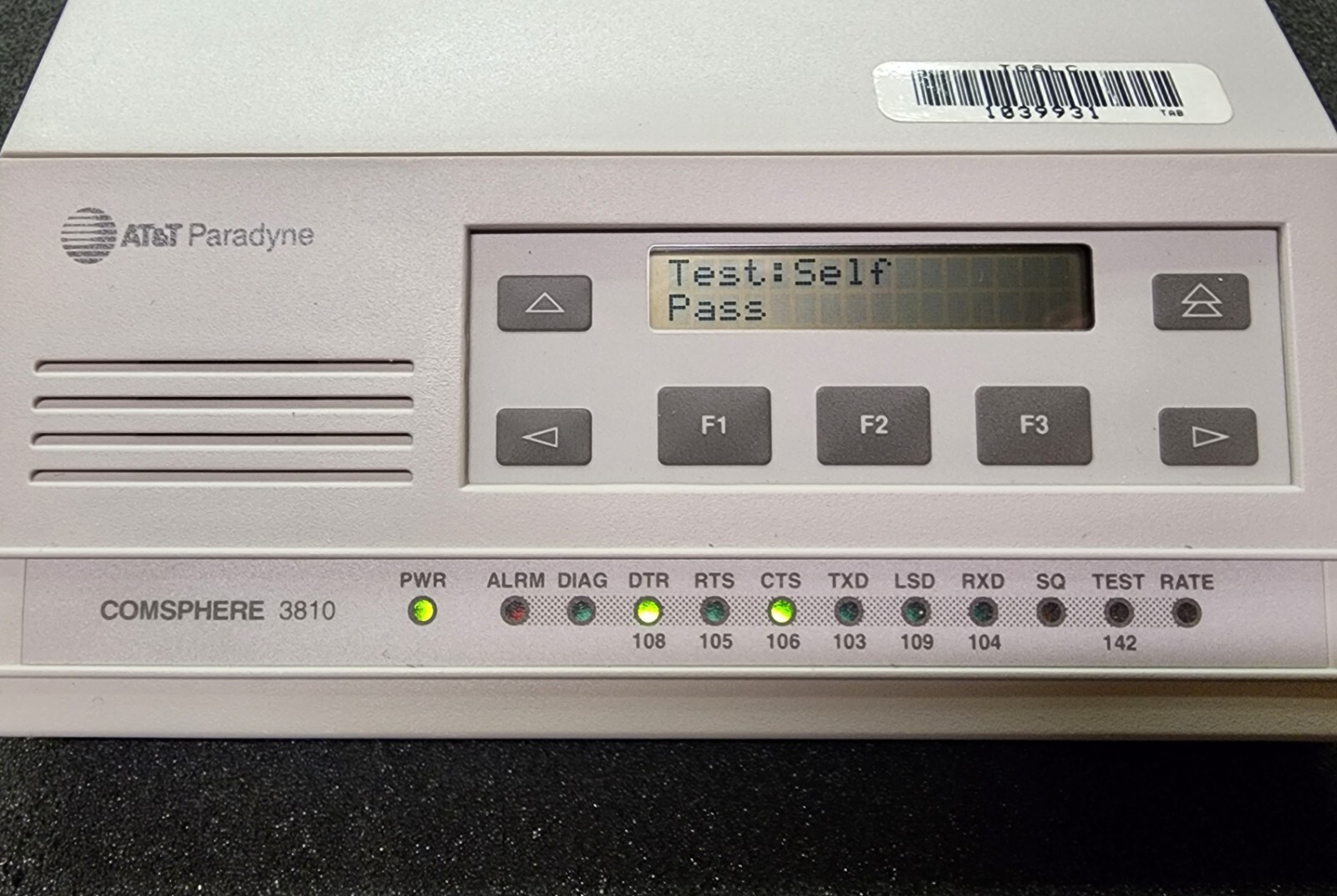 NEW VINTAGE AT&T PARADYNE COMSPHERE 3810 3810-A1-001